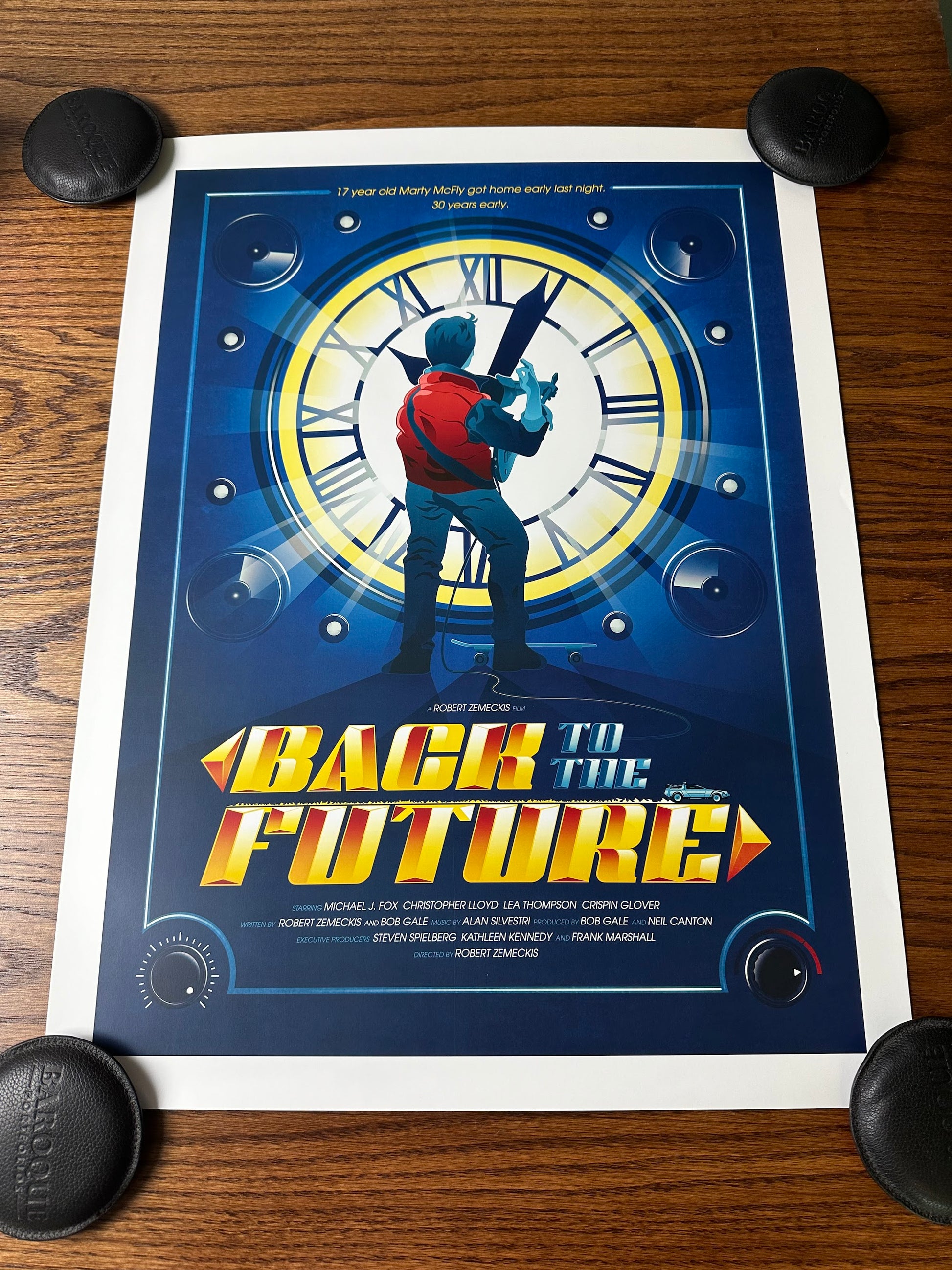 Ninjabot – Back to the Future, 18 x 24 in, art print