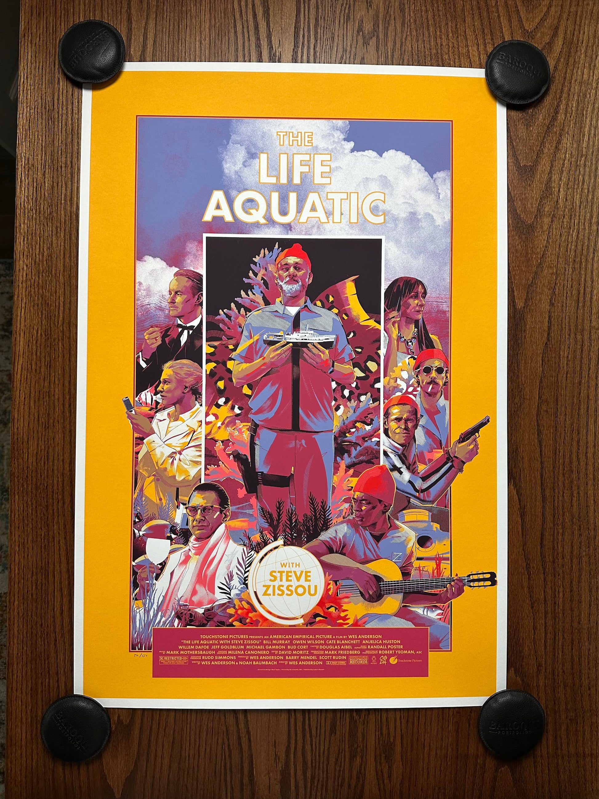 Matt Taylor – The Life Aquatic with Steve Zissou, 24 x 36 in, poster