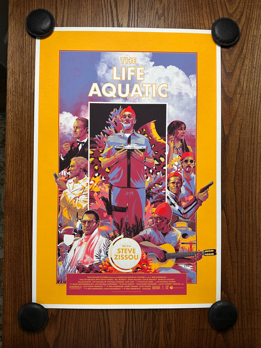 Matt Taylor – The Life Aquatic with Steve Zissou, 24 x 36 in, poster