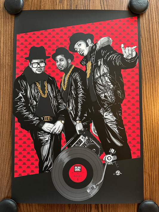 Vance Kelly – Run DMC, 24 x 36 in, poster, image 3