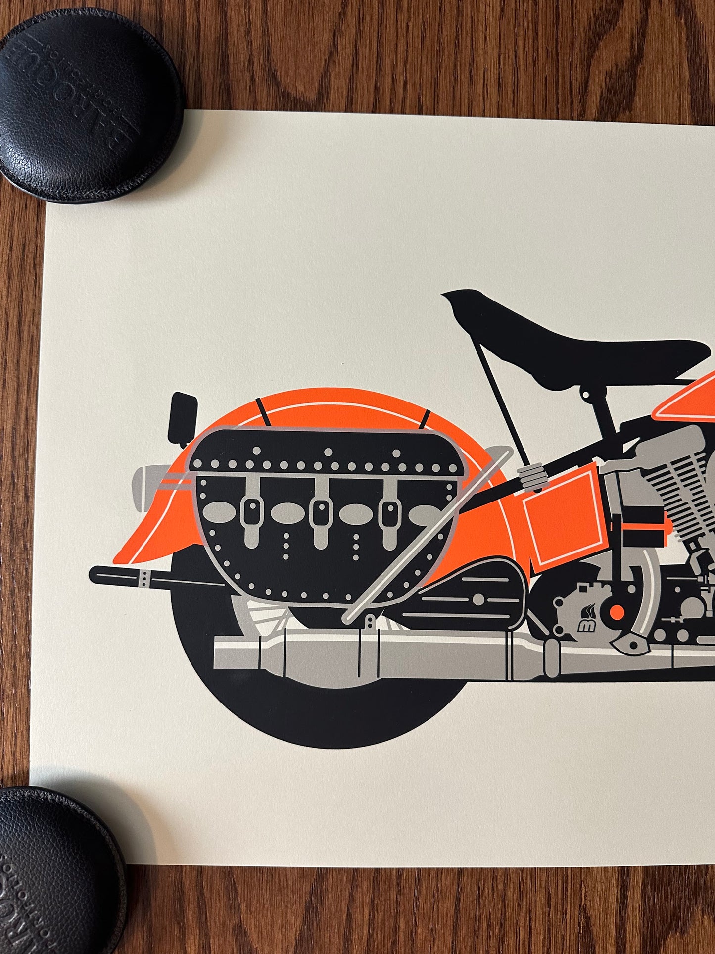 DKNG – Motorcycle, 24 x 14 in, art print, image 2