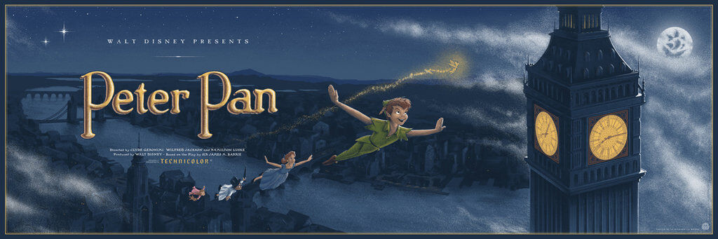 JC Richard – Peter Pan, 36 x 12 in, art print, image 7
