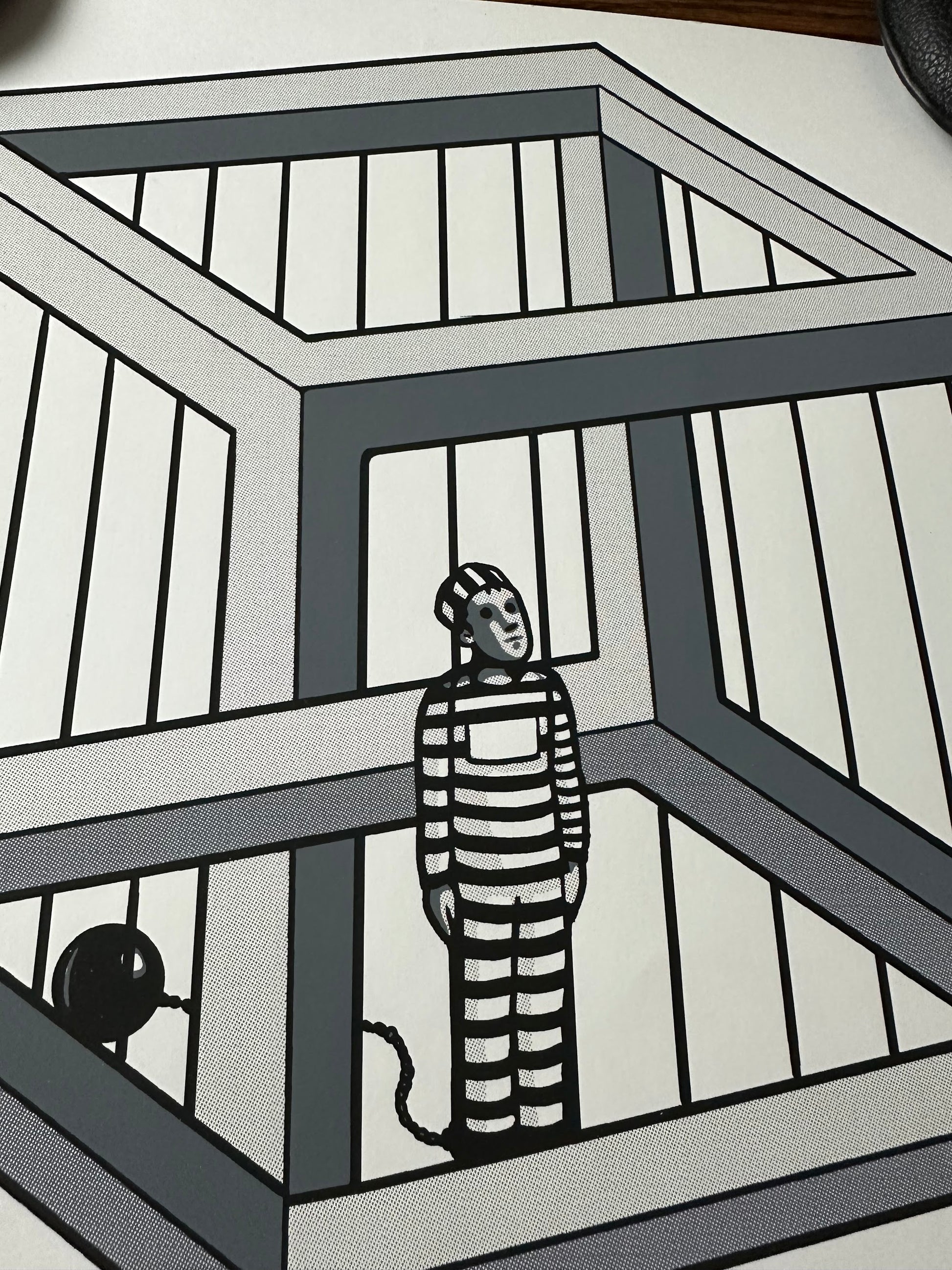 Unknown – Escher's Jail, 12 x 12 in, art print, image 3