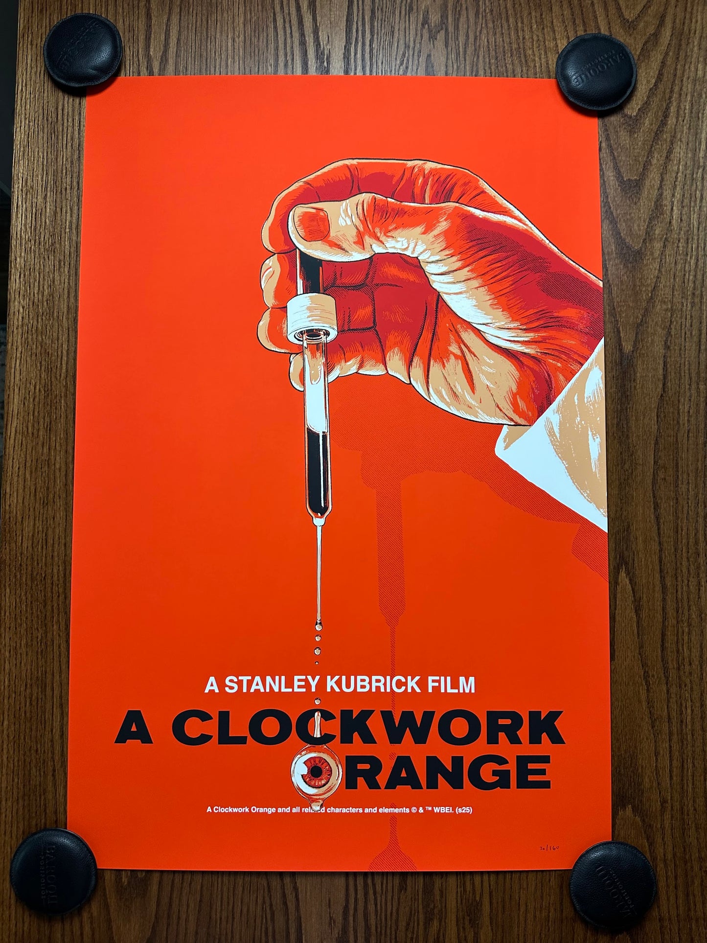 Matthew Woodson – A Clockwork Orange, 24 x 36 in, poster