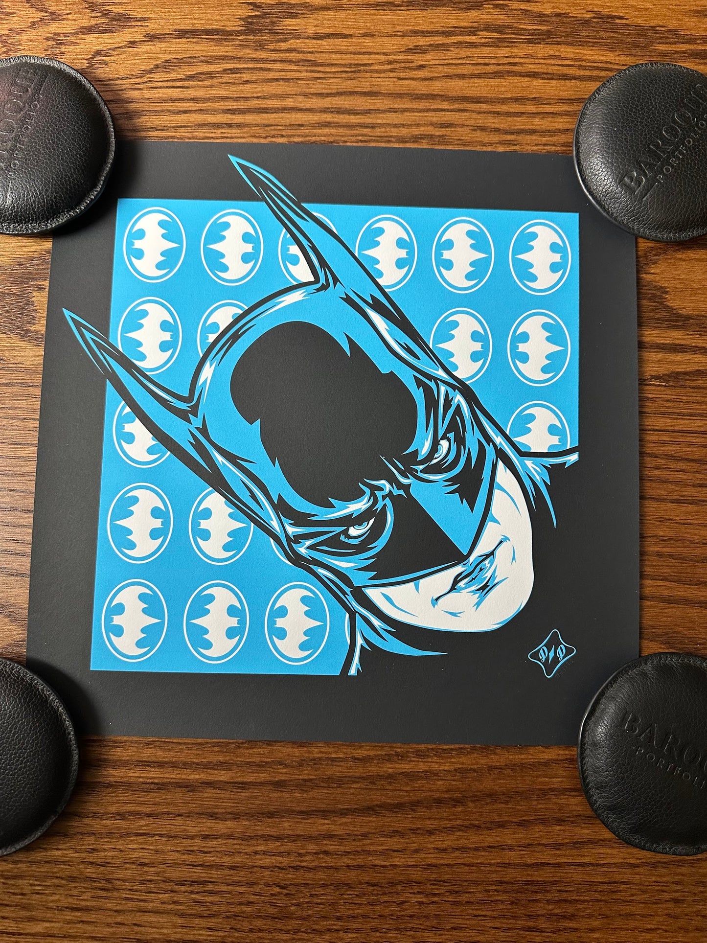Duke Duel – Batman, 12 x 12 in, art print