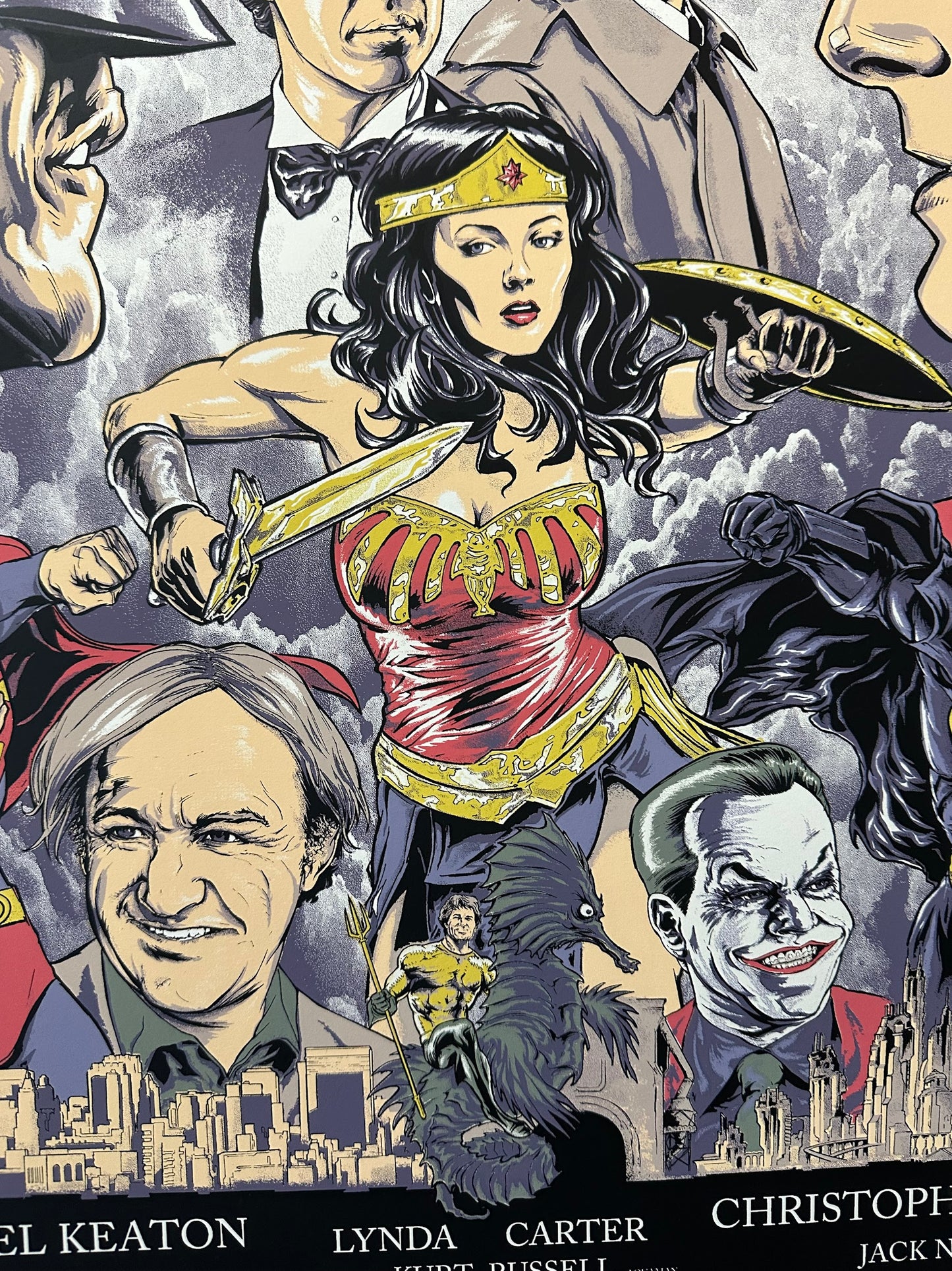 Steve Kurth – DC Batman Superman Dawning of Justice, 18 x 24 in, art print, image 5
