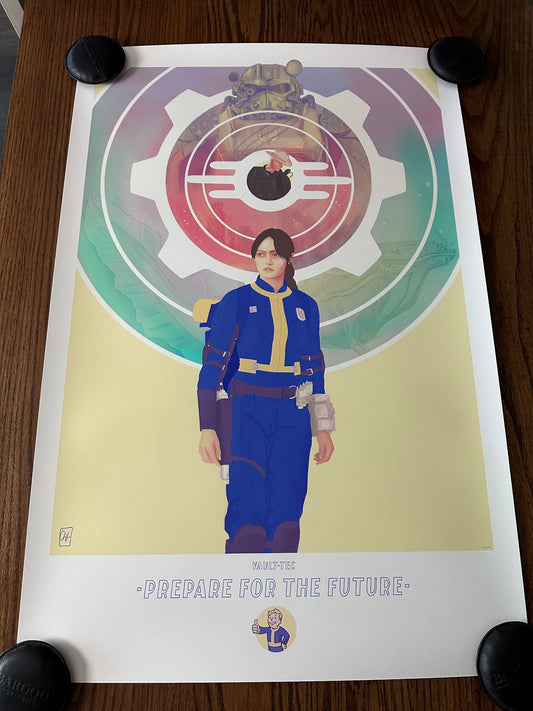 Conor Fenner-Toora – Fallout "Prepare for the Future", 24 x 36 in, poster