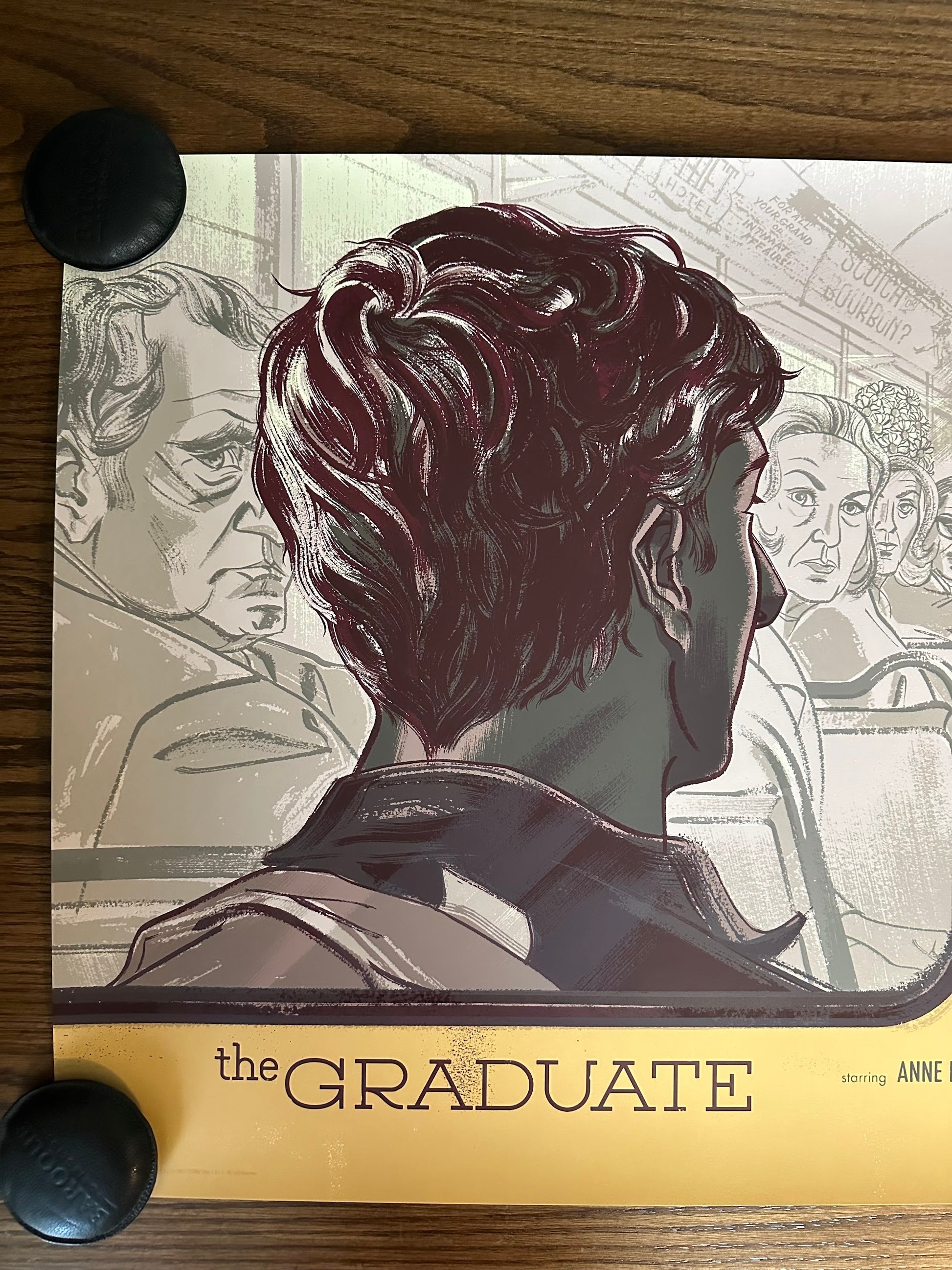 Anne Benjamin – The Graduate, 36 x 24 in, poster, image 2