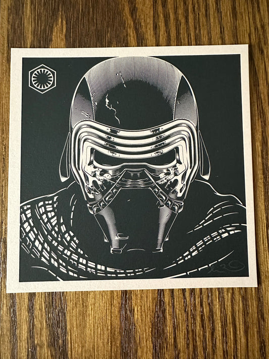 Joshua Budich - Kylo Ren - Rose Gold Variant 6x6 art print