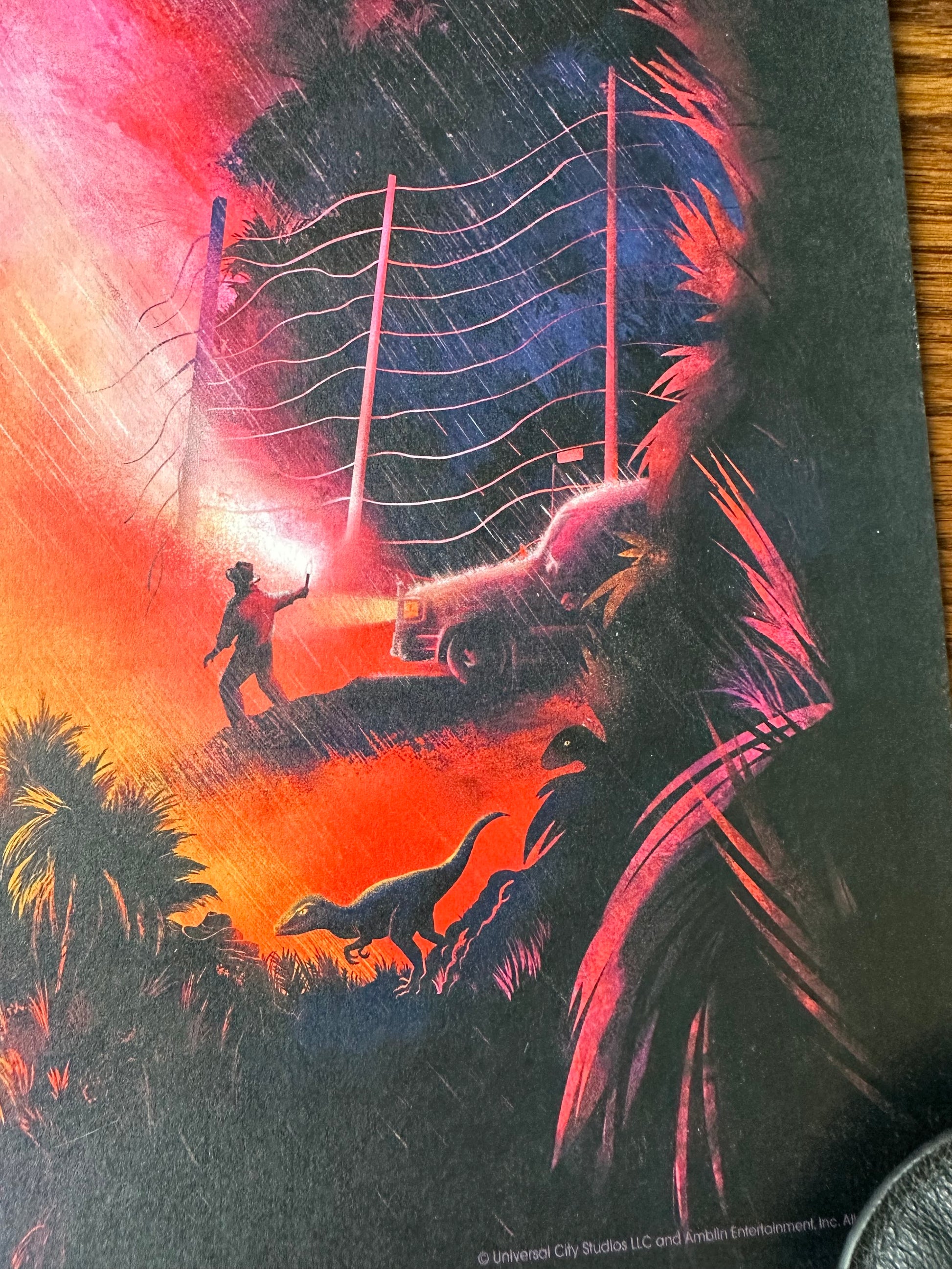Carly AF – Jurassic Park T-Rex, 16.5 x 23.4 in, art print, image 5