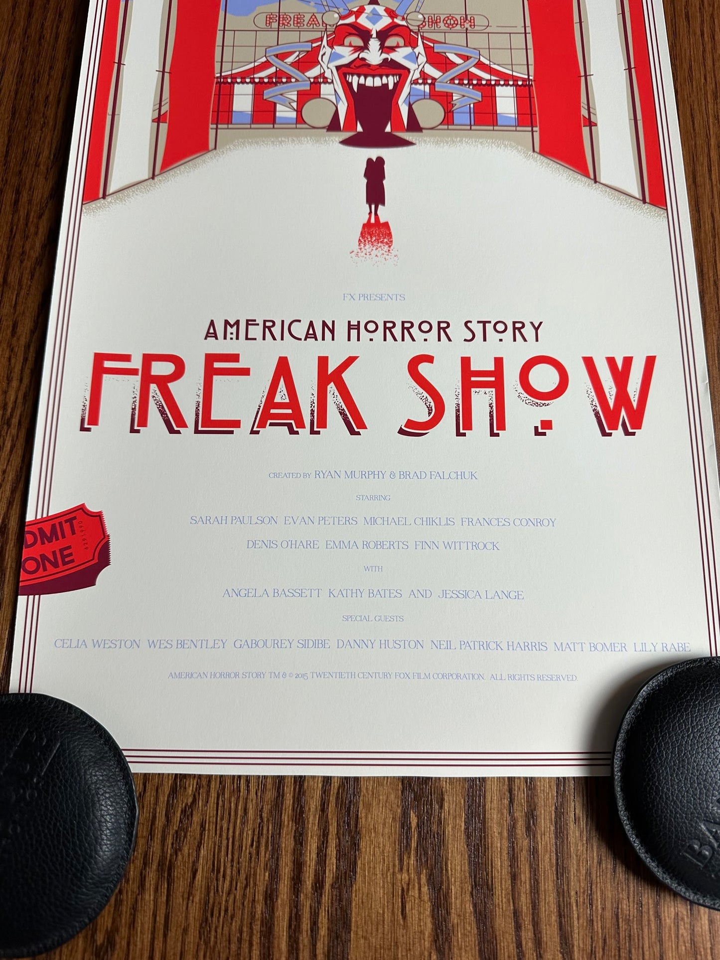Marinko Milosevski – American Horror Story Freak Show, 12 x 36 in, art print, image 5