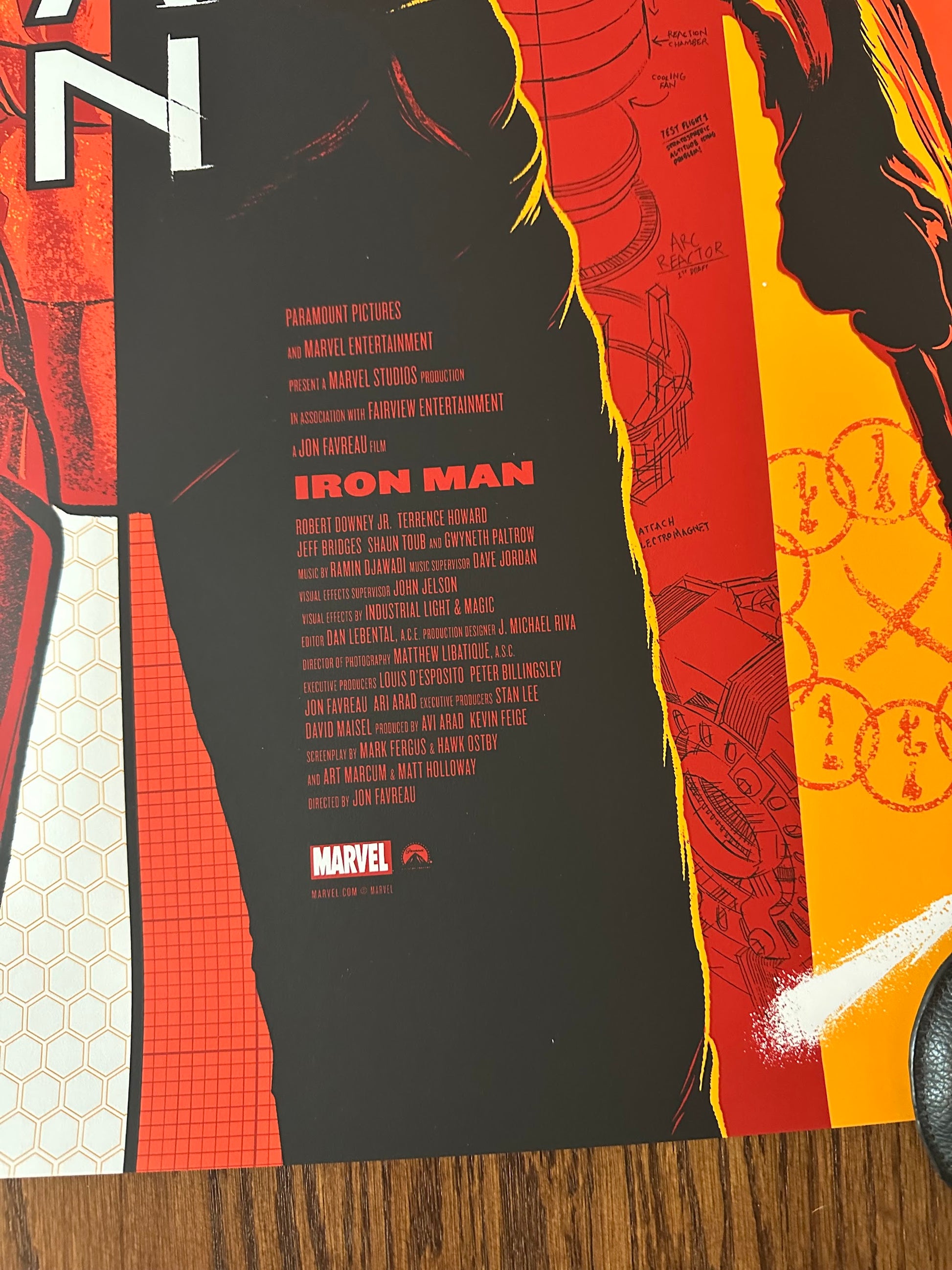 Christopher Cox – Iron Man, 24 x 36 in, poster, image 7