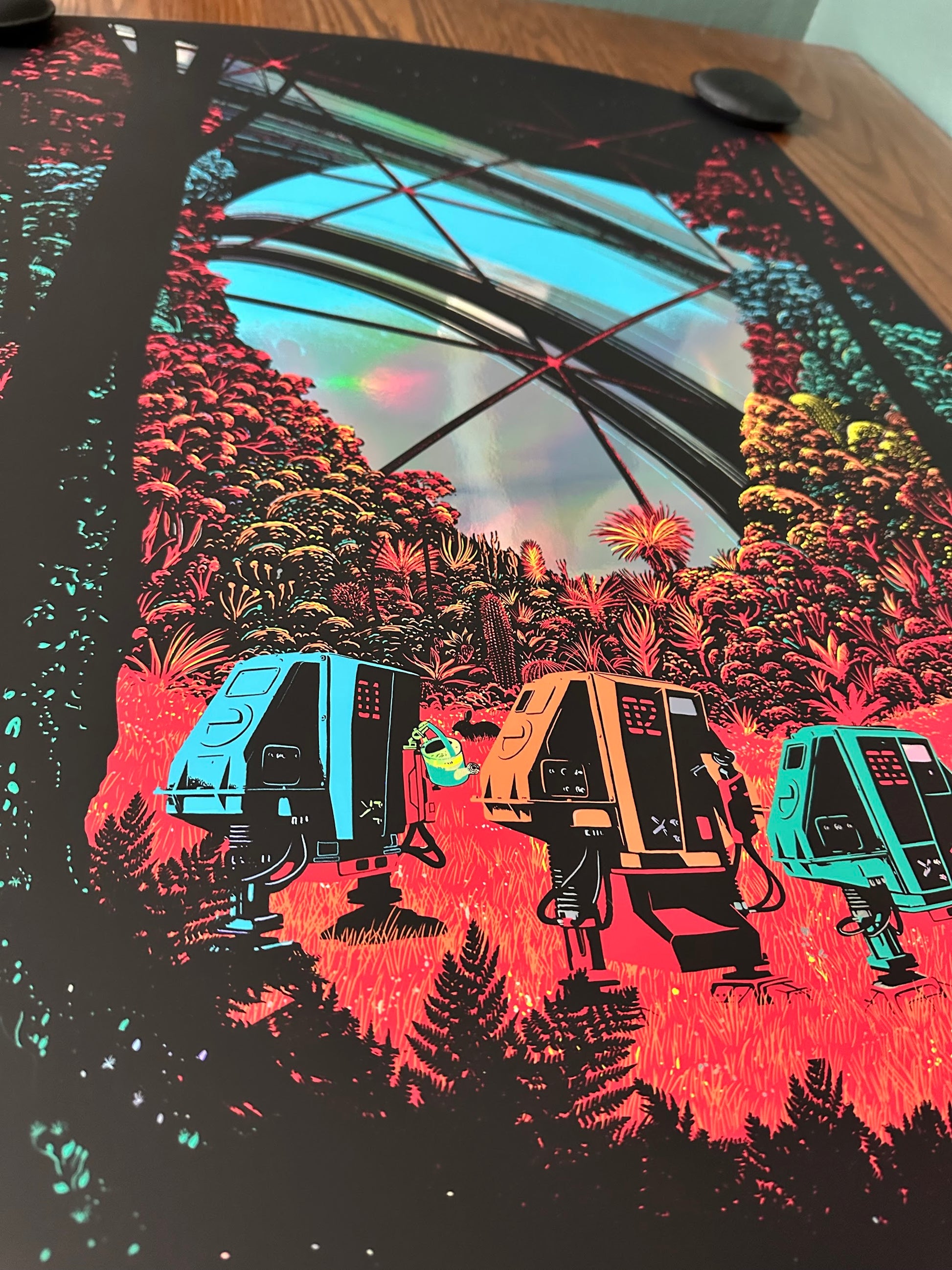 Raid71 – Silent Running Foil Variant, 24 x 36 in, poster, image 5