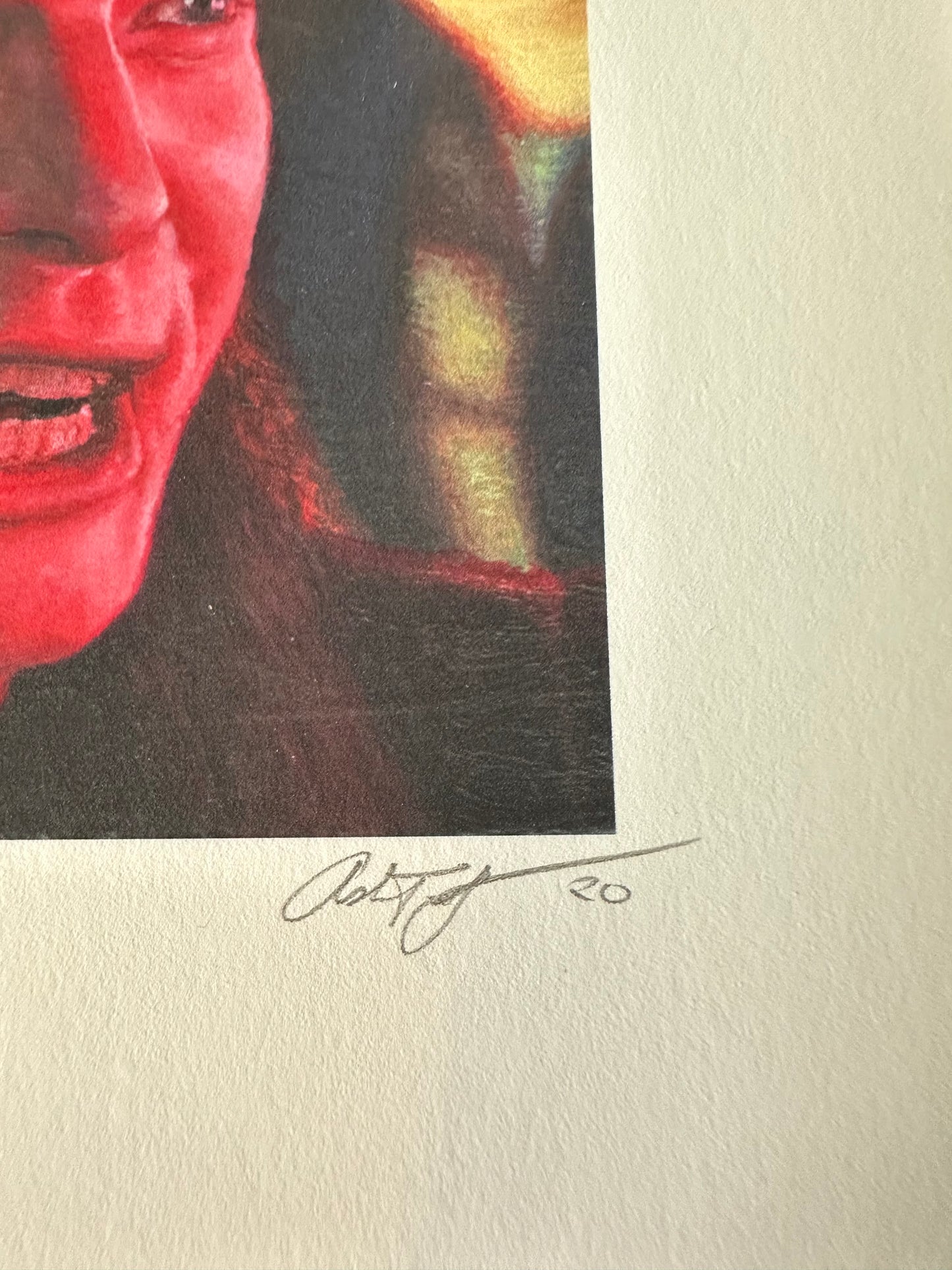 Ashton Gallagher - Wayne's World Garth & Wayne Portrait Set 6x6 art print - detail image 4