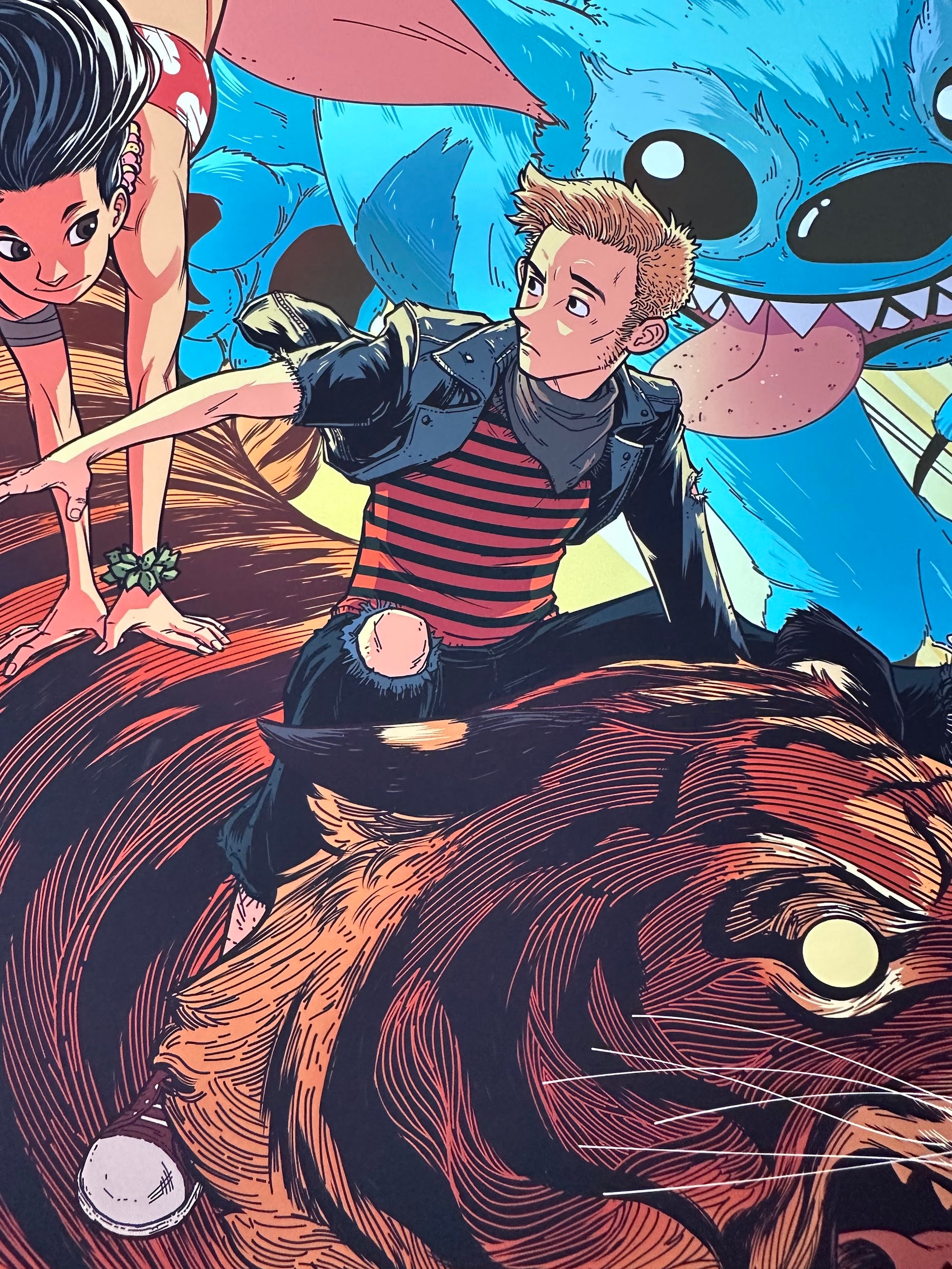 Andrew Sebastian Kwan – Lilo & Calvin, 13 x 19 in, art print, image 4