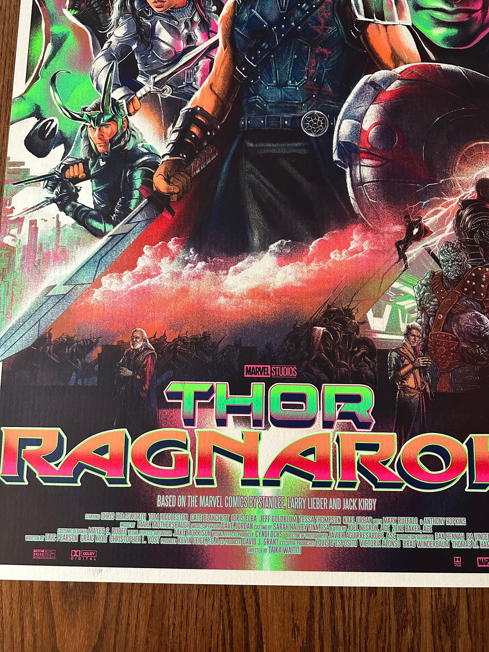 Edz Gatdula - Thor Ragnarock 24x36 movie poster - detail image 6