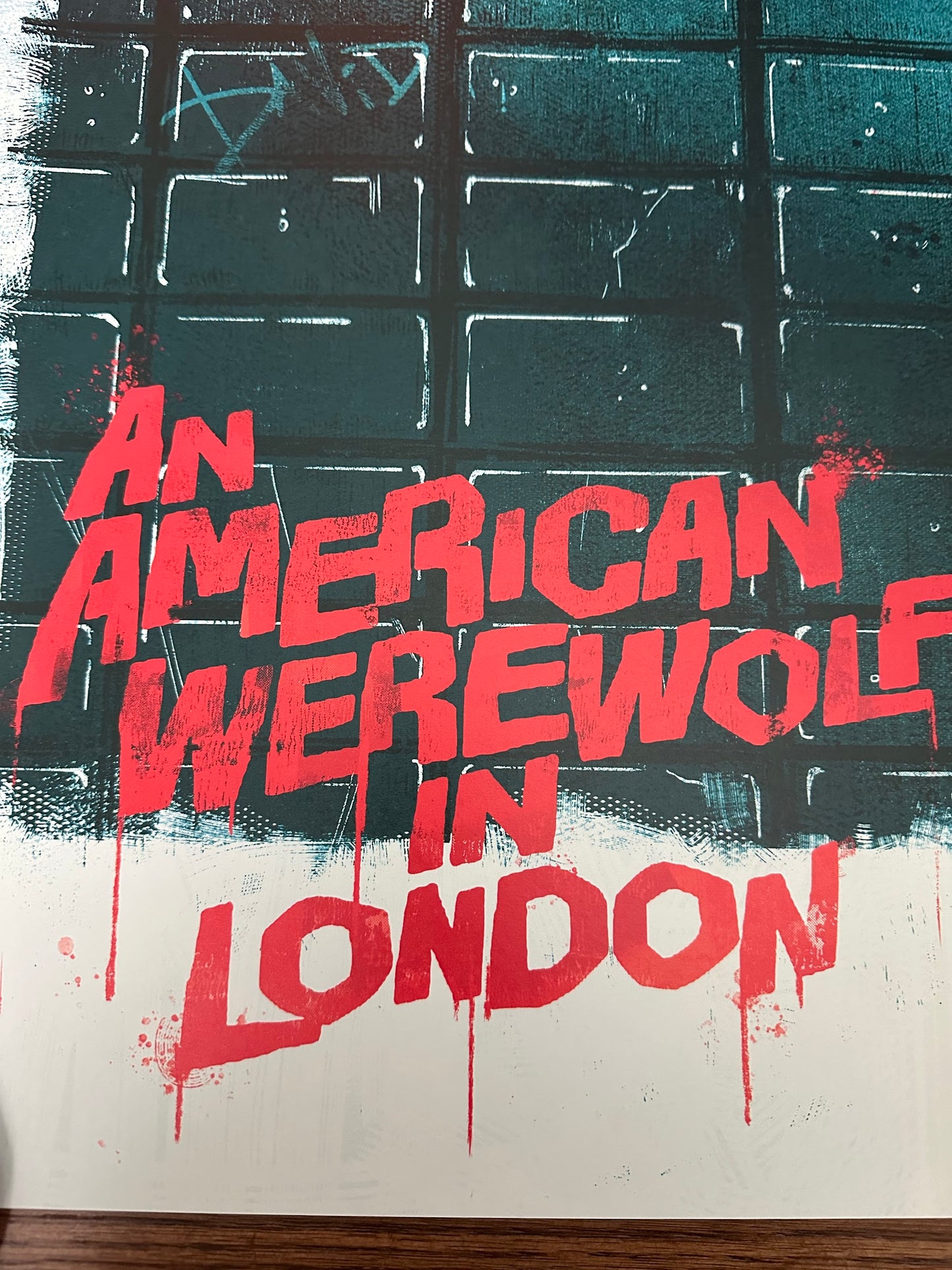 Heather Vaughan – An American Werewolf in London, 36 x 24 in, poster, image 2
