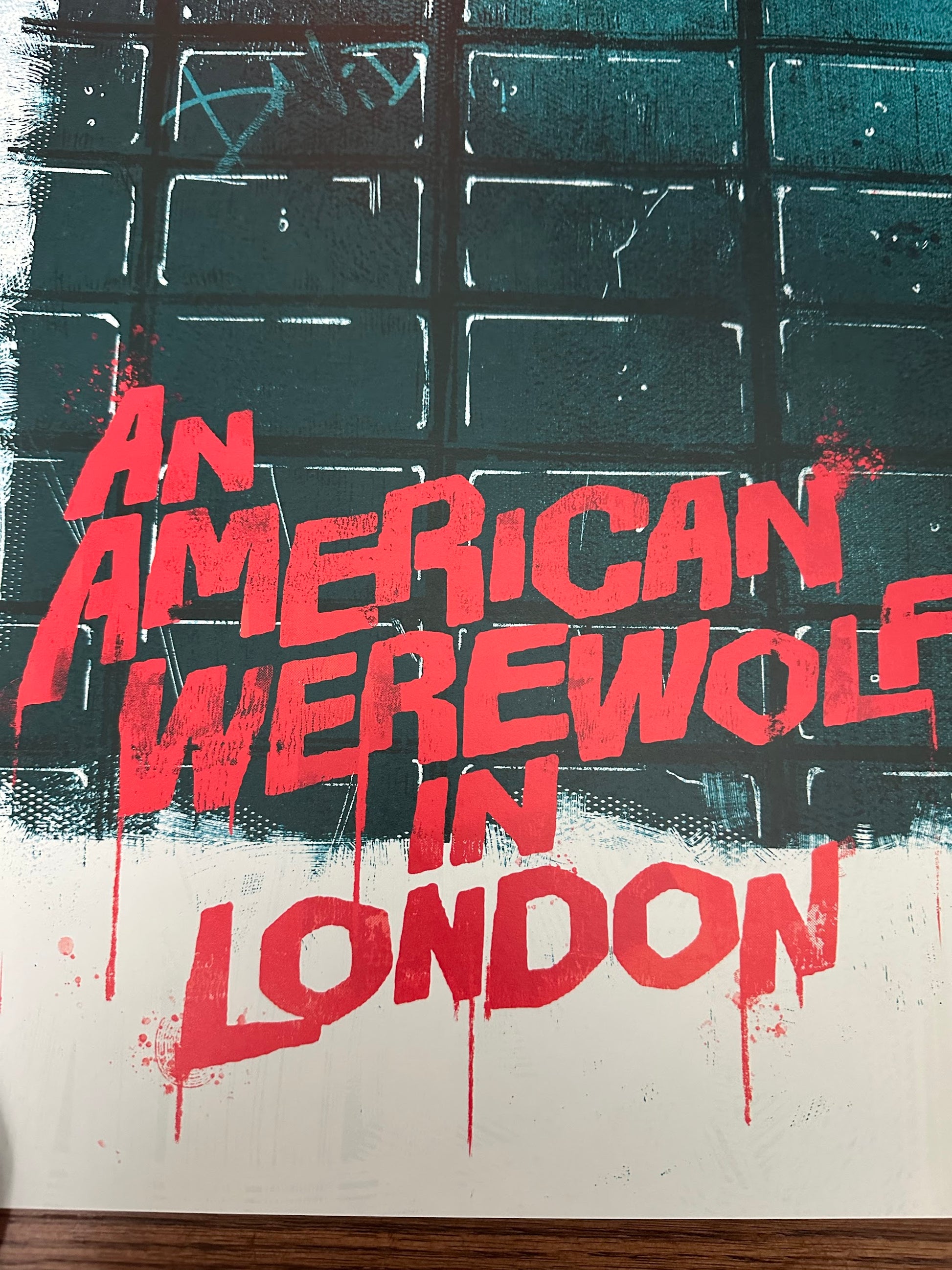 Heather Vaughan – An American Werewolf in London, 36 x 24 in, poster, image 2