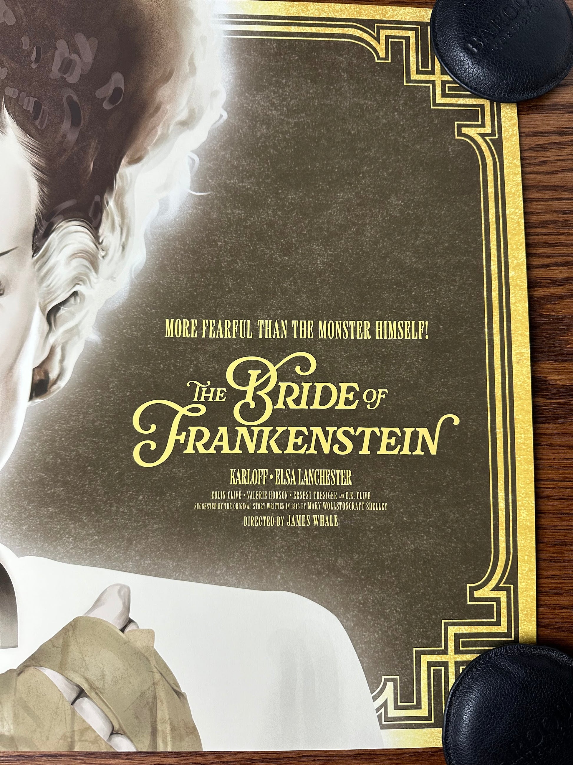 Michael Dunbabin – The Bride of Frankenstein, 24 x 18 in, art print, image 2