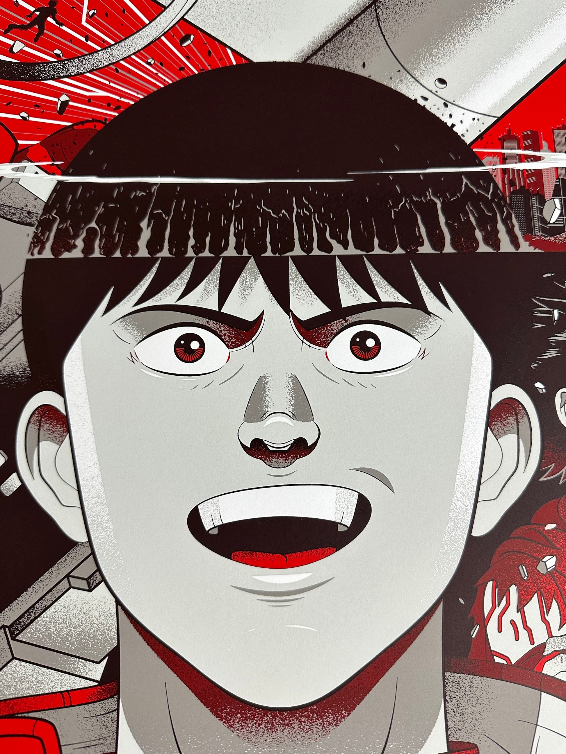 Guillaume Morellec – Akira "Kung-Fu Theater", 18 x 24 in, art print, image 3