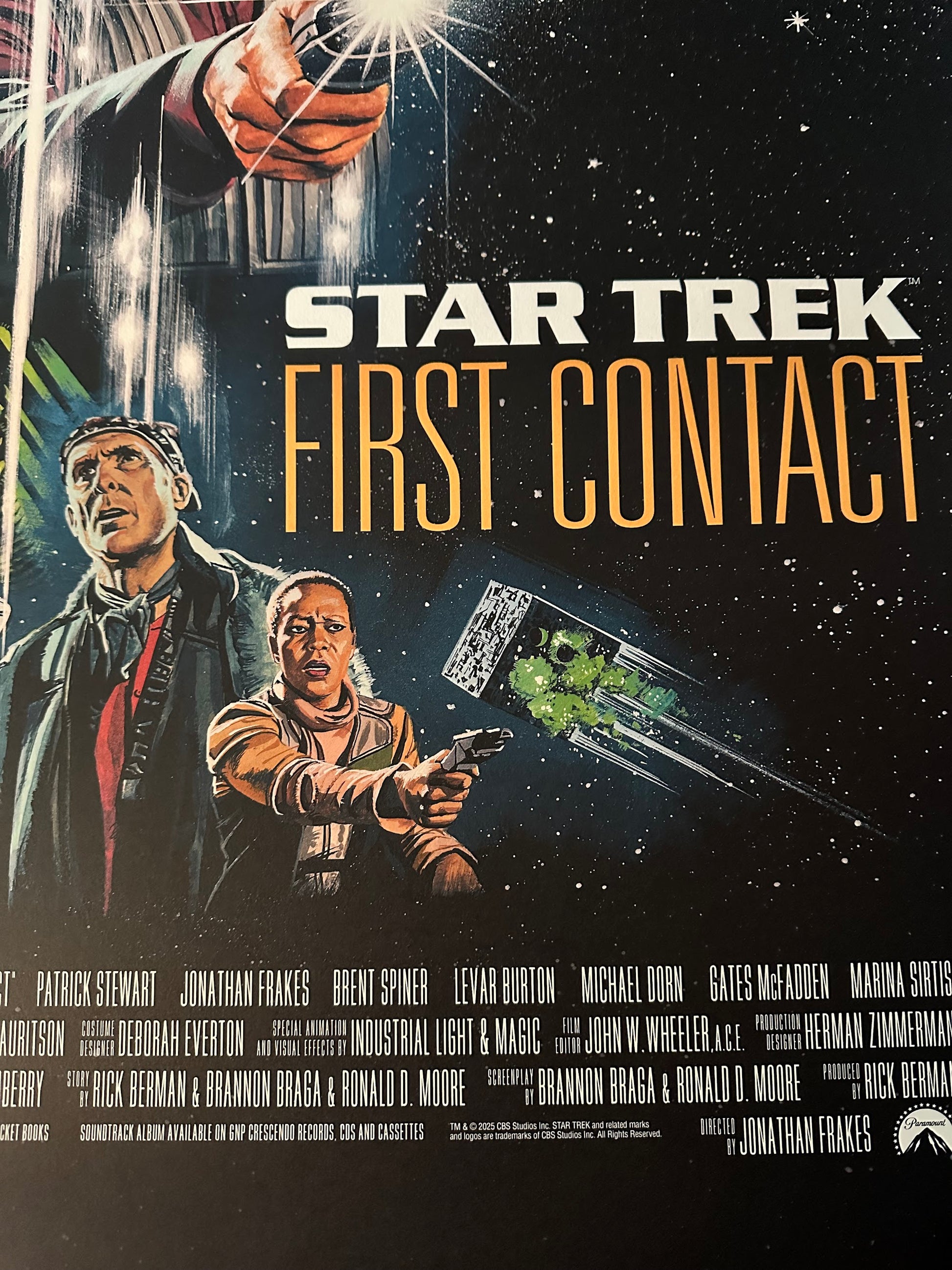 Paul Mann – Star Trek First Contact, 24 x 36 in, poster, image 5