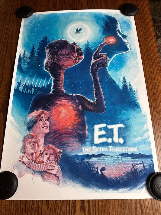 Barrett Chapman – E.T., 24 x 36 in, poster
