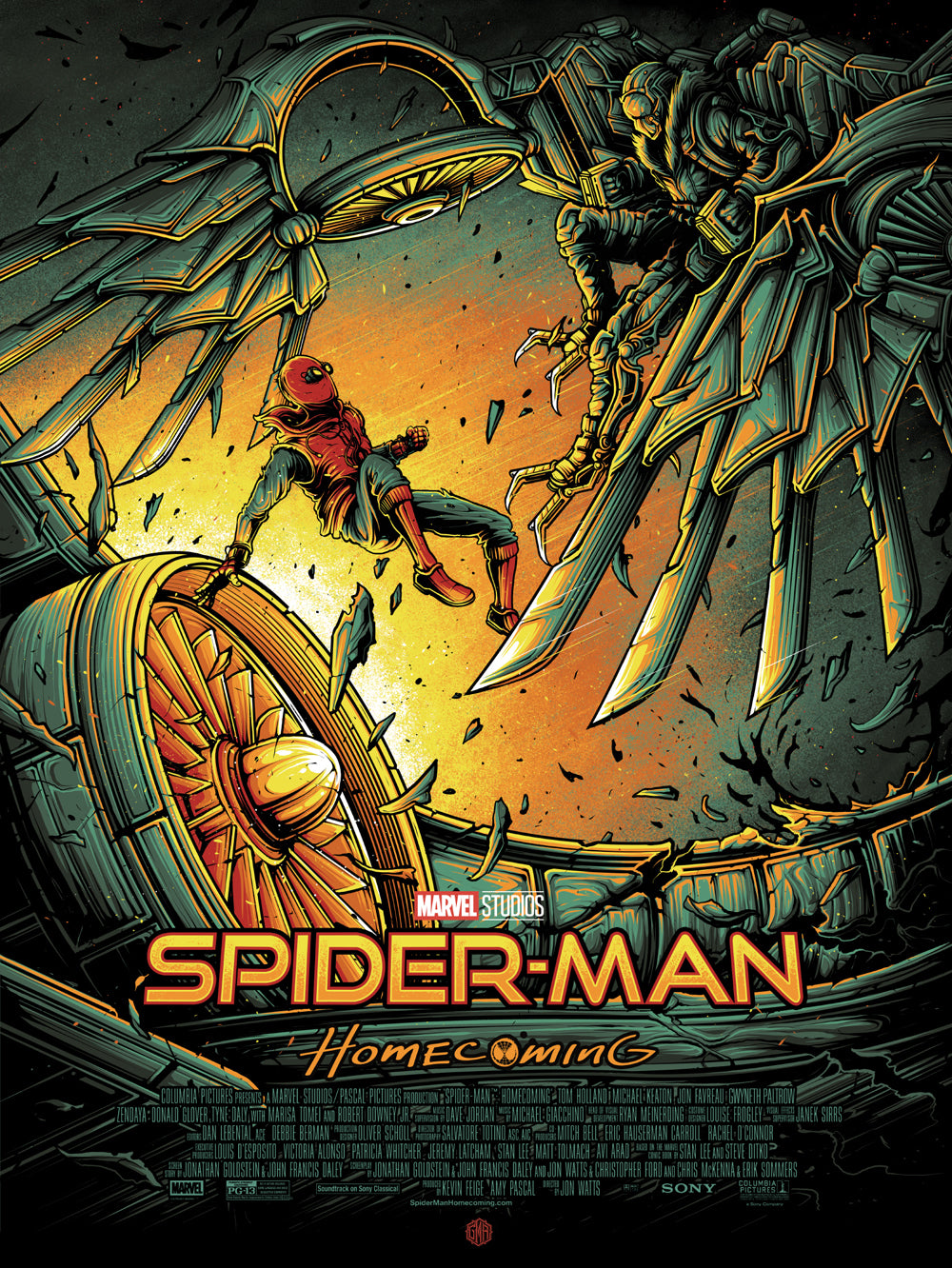 Dan Mumford – Spider-Man Homecoming, 18 x 24 in, art print, image 5