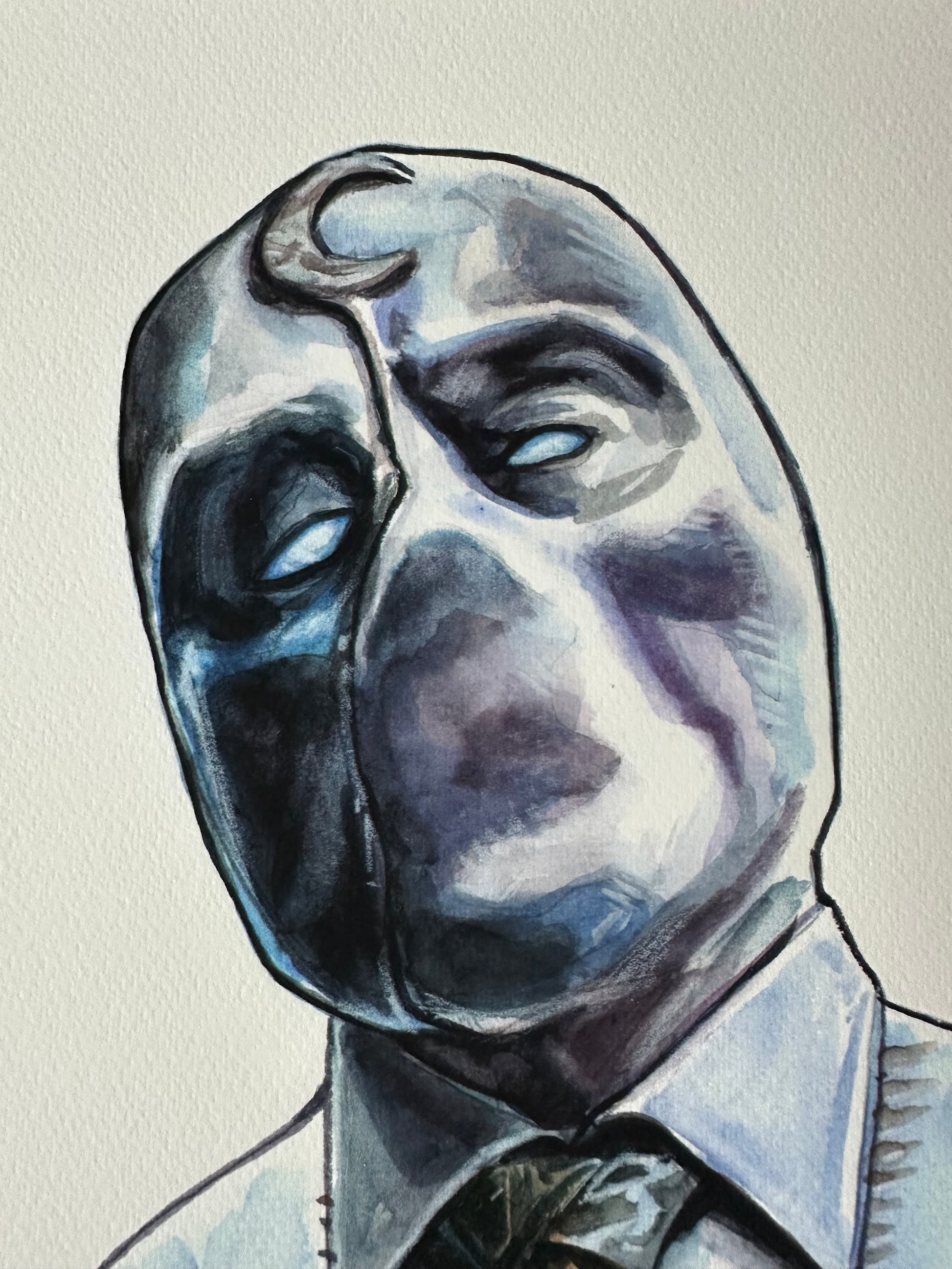 Tim Doyle – Shiny Objects Moon Knight, 12 x 16 in, art print, image 2