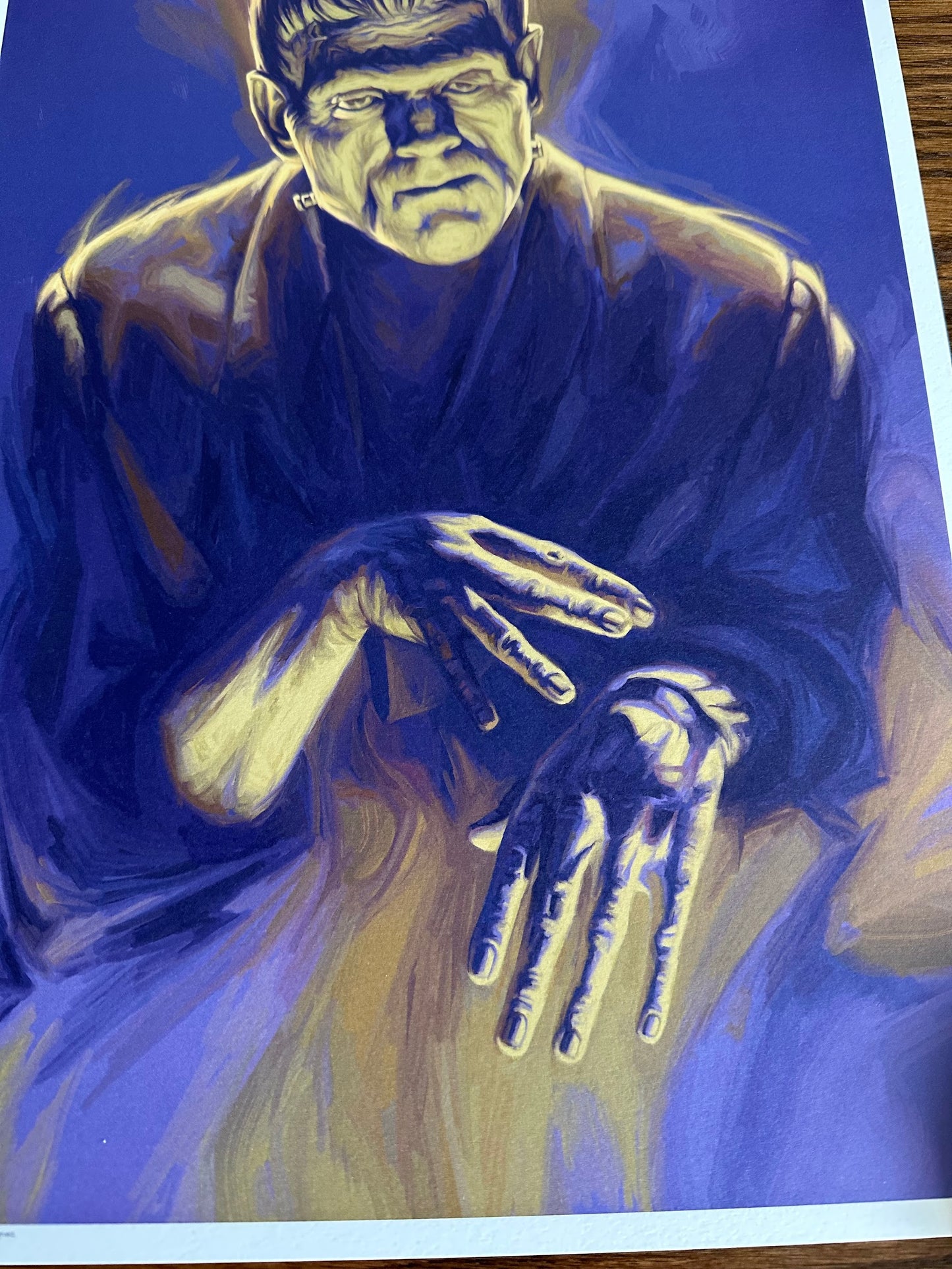 Candra Hope – Frankenstein Portrait, 11.7 x 16.5 in, art print