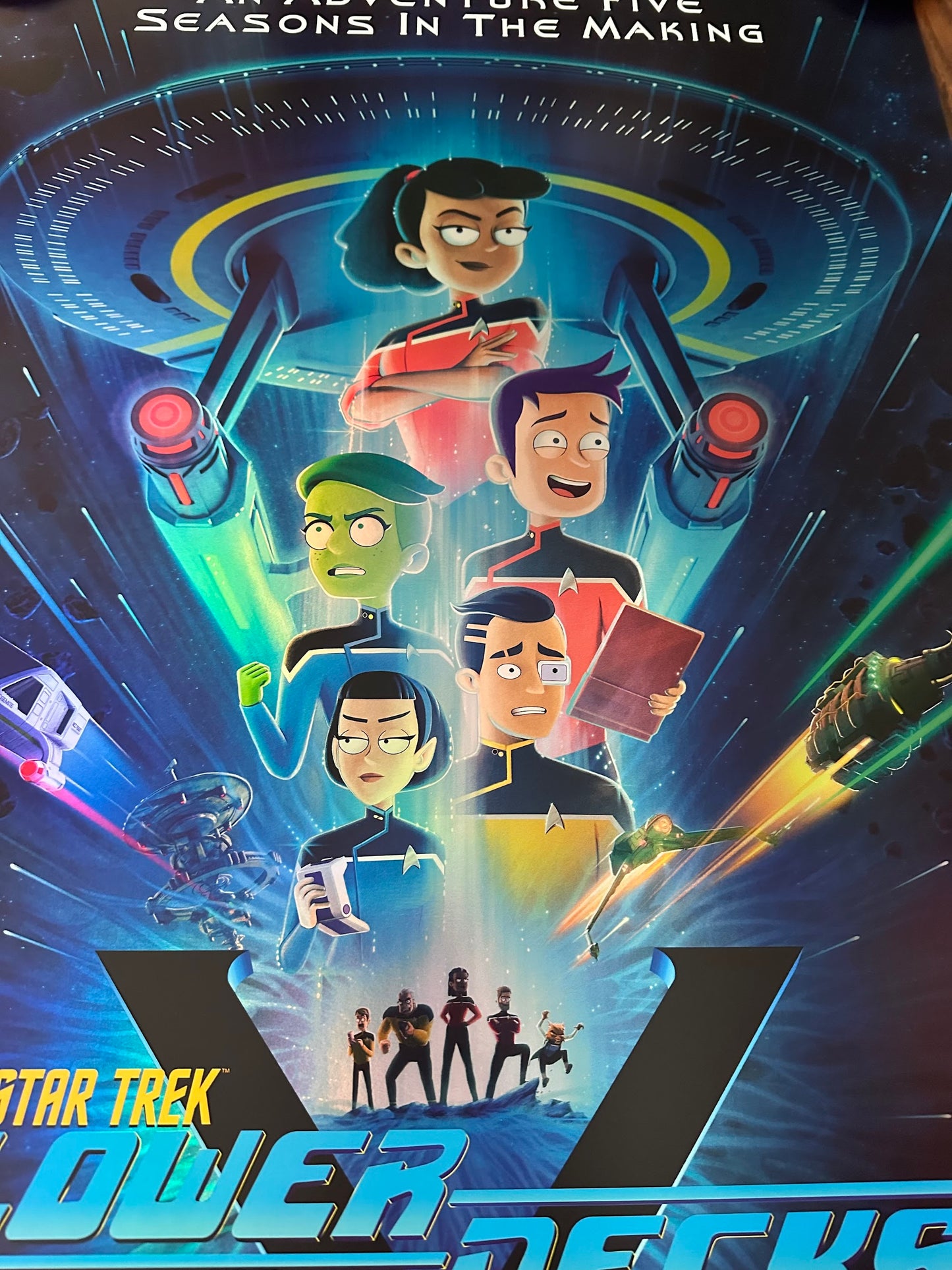 Matt Ferguson – Star Trek Lower Decks Foil Variant, 24 x 36 in, poster, image 4