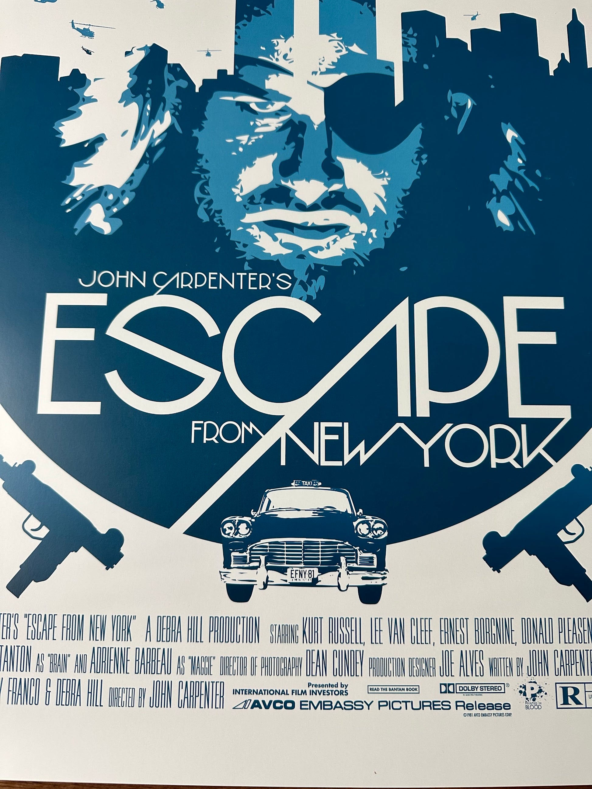John J Hill – Escape From New York, 18 x 24 in, art print, image 3