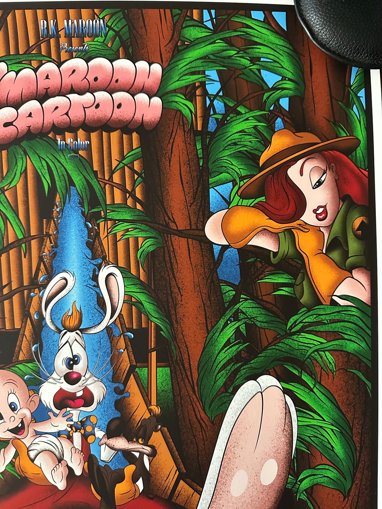 Mainger – Roger Rabbit Trail Mix-Up, 16 x 24 in, art print, image 3