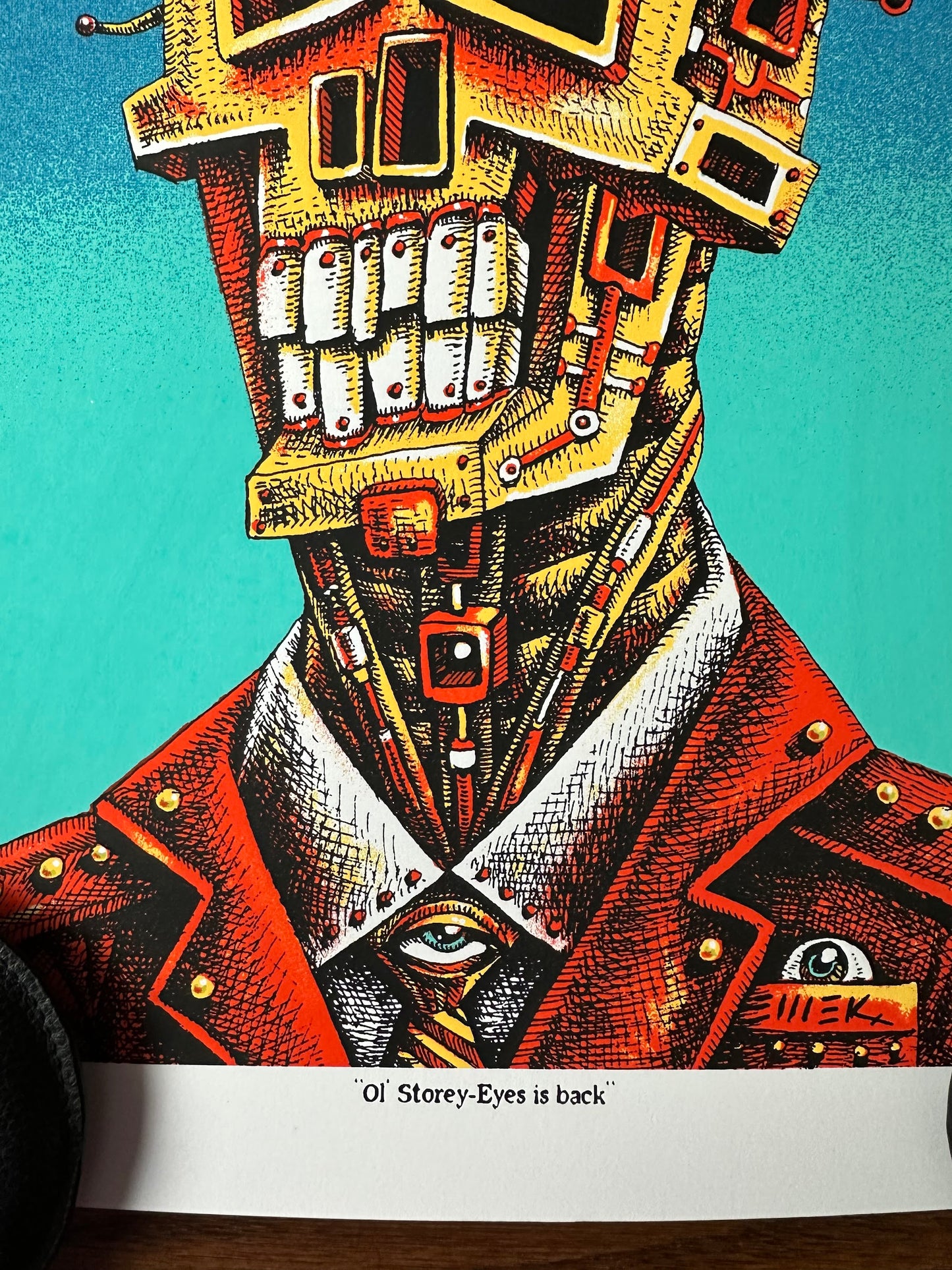 Emek – Ol Storey-Eyes is Back, 12 x 16 in, art print, image 3