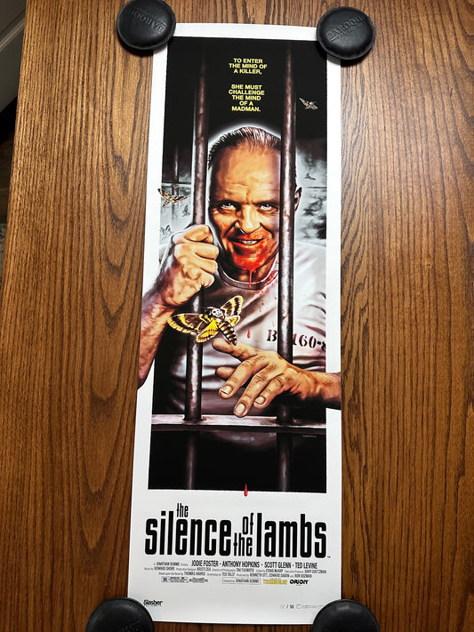 Justin Osbourn – Silence of the Lambs, 12 x 36 in, art print