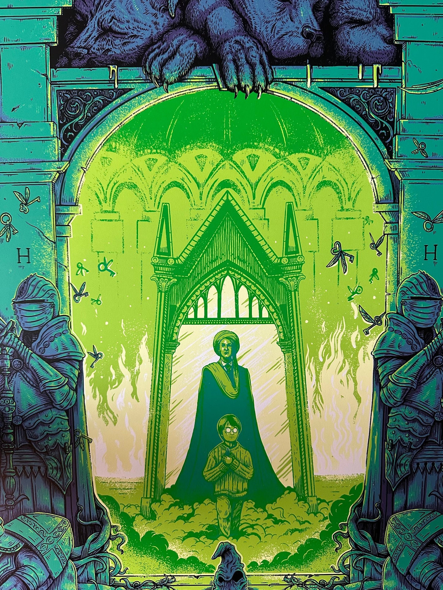 Alex Hovey – Harry Potter and the Scorcerer's Stone, 24 x 36 in, poster, image 3