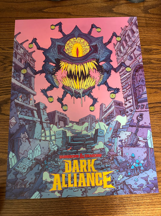 Death Burger - Dungeons and Dragons Dark Alliance 18x24 movie poster