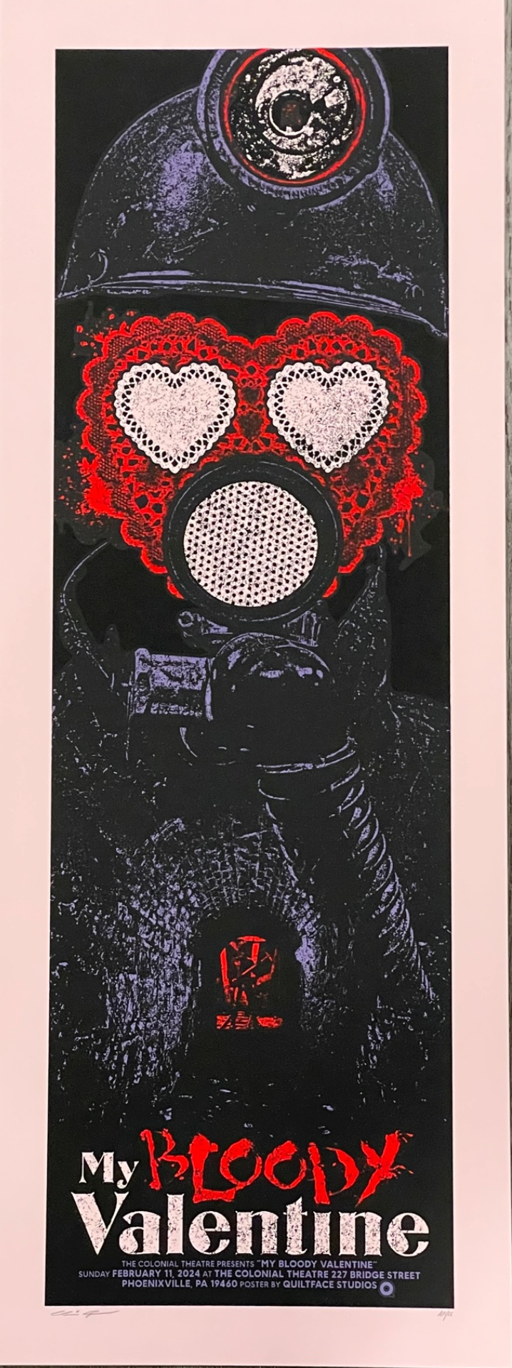 QFSChris – My Bloody Valentine, 9 x 24 in, art print, image 7