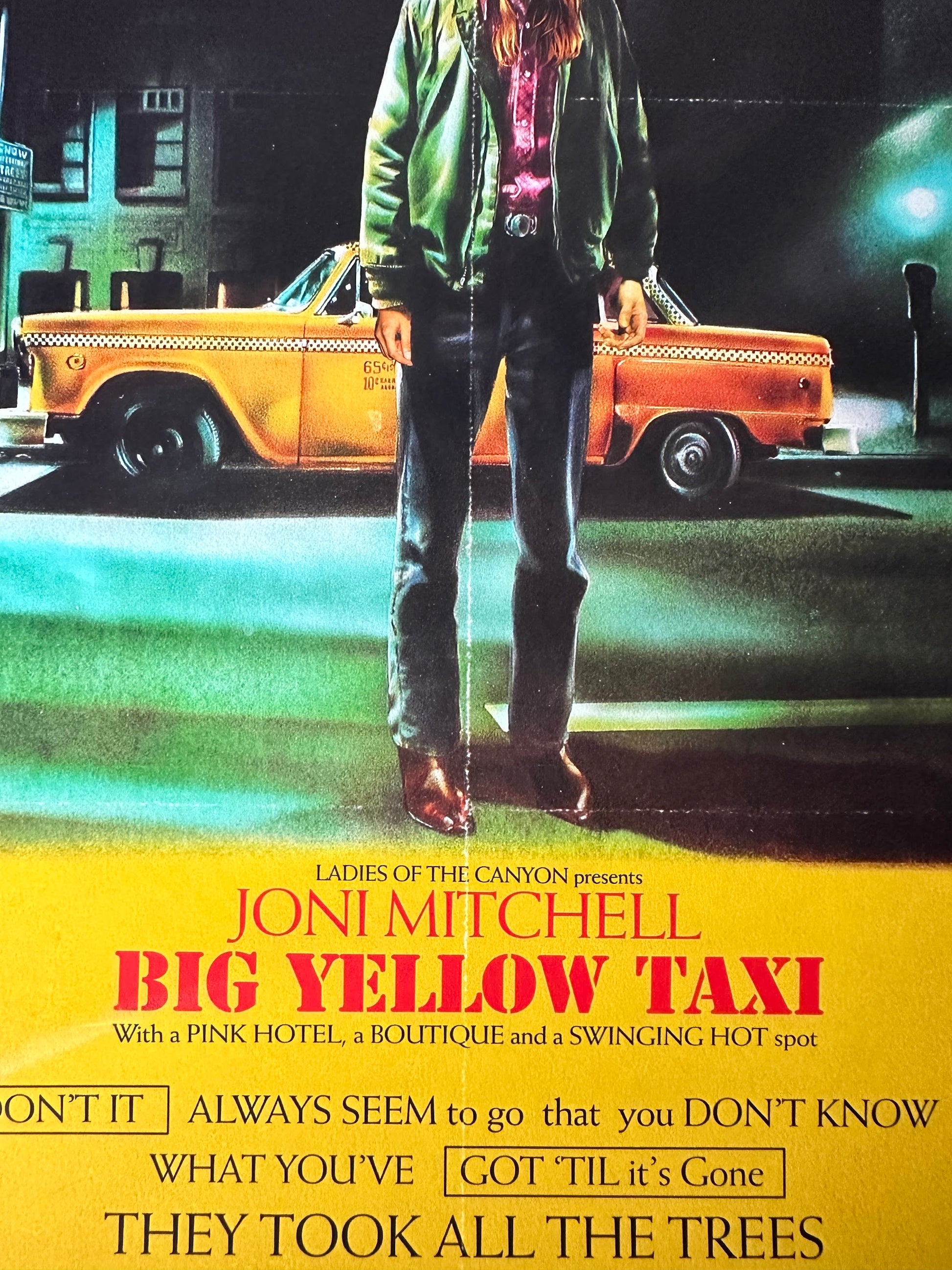 Todd Alcott – Taxi Driver Mashup "Big Yellow Taxi", 11 x 17 in, art print, image 3