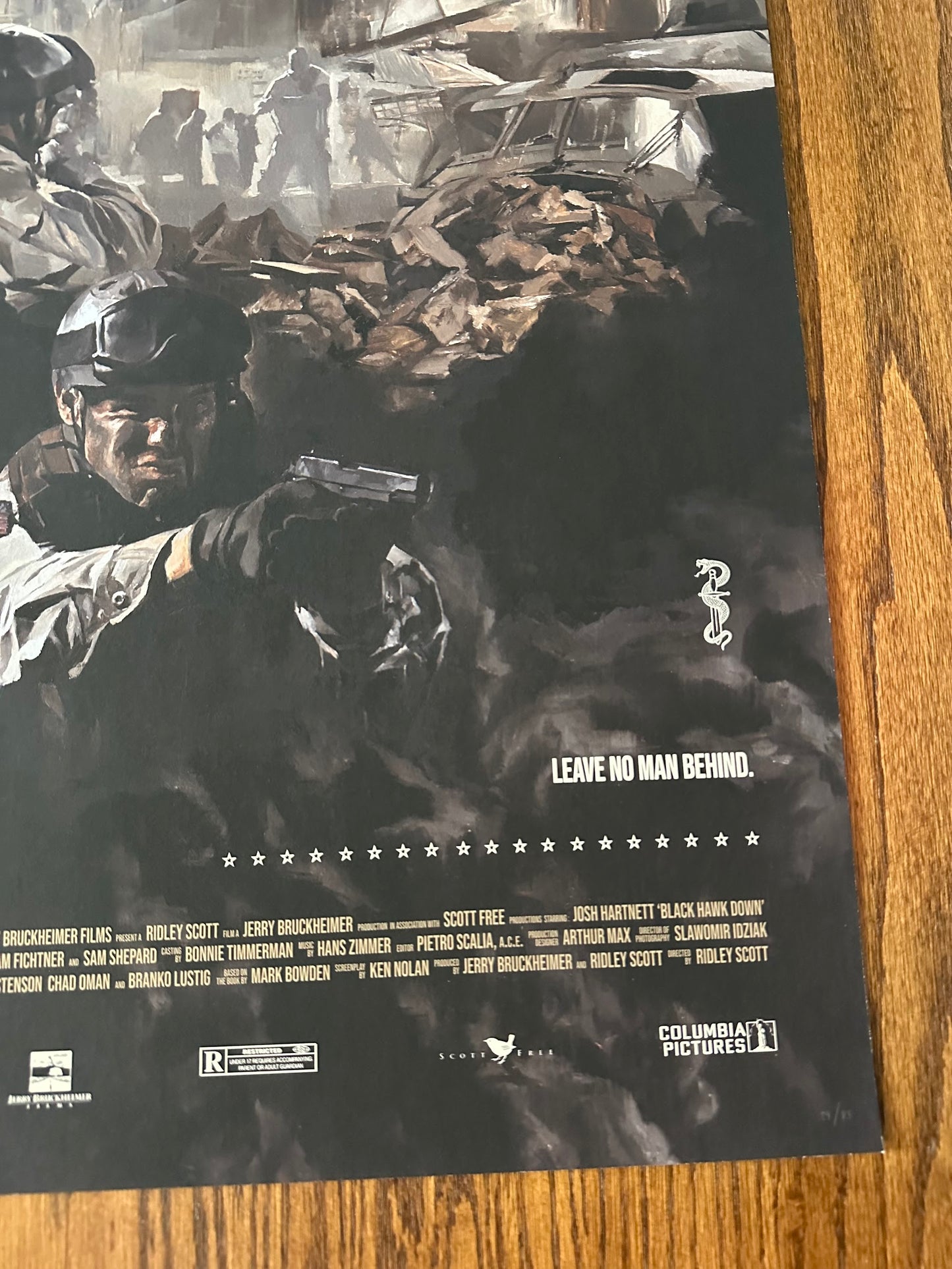 Chris Valentine – Black Hawk Down, 24 x 36 in, poster, image 6