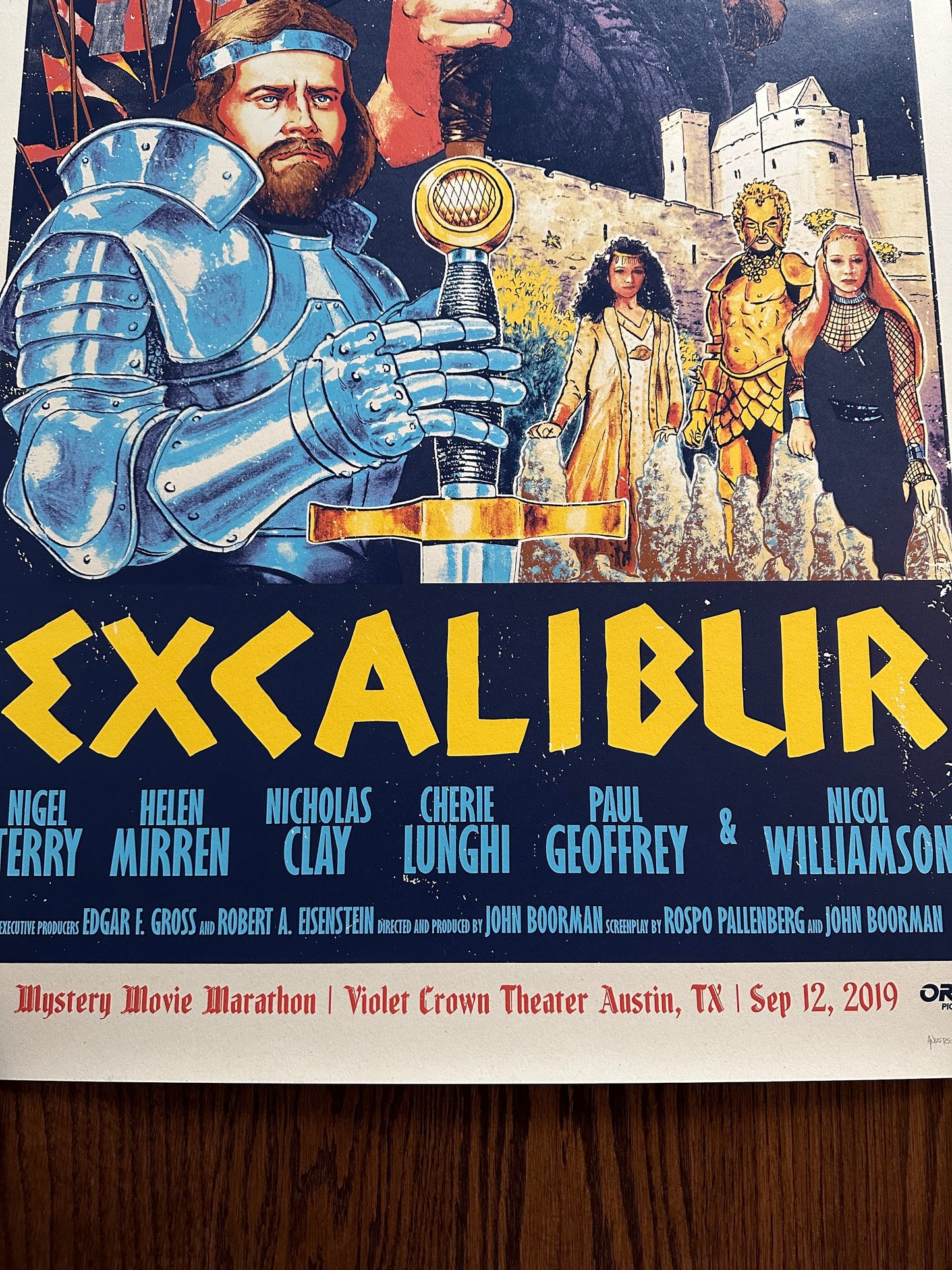 Tim Anderson – Excalibur, 24 x 36 in, poster, image 4
