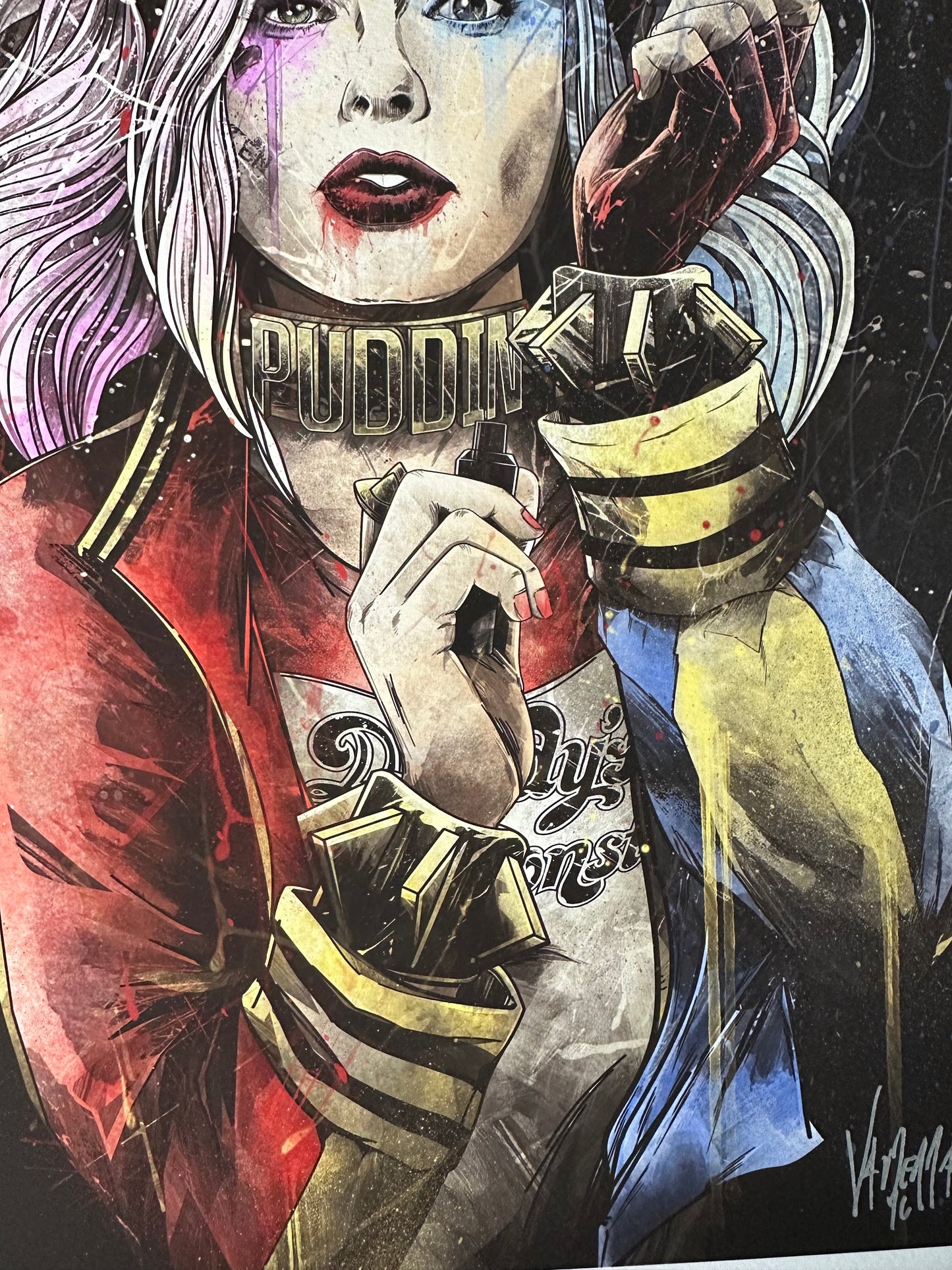 JP Valderrama – Harley Quinn "Dolled Up", 13 x 19 in, art print, image 3
