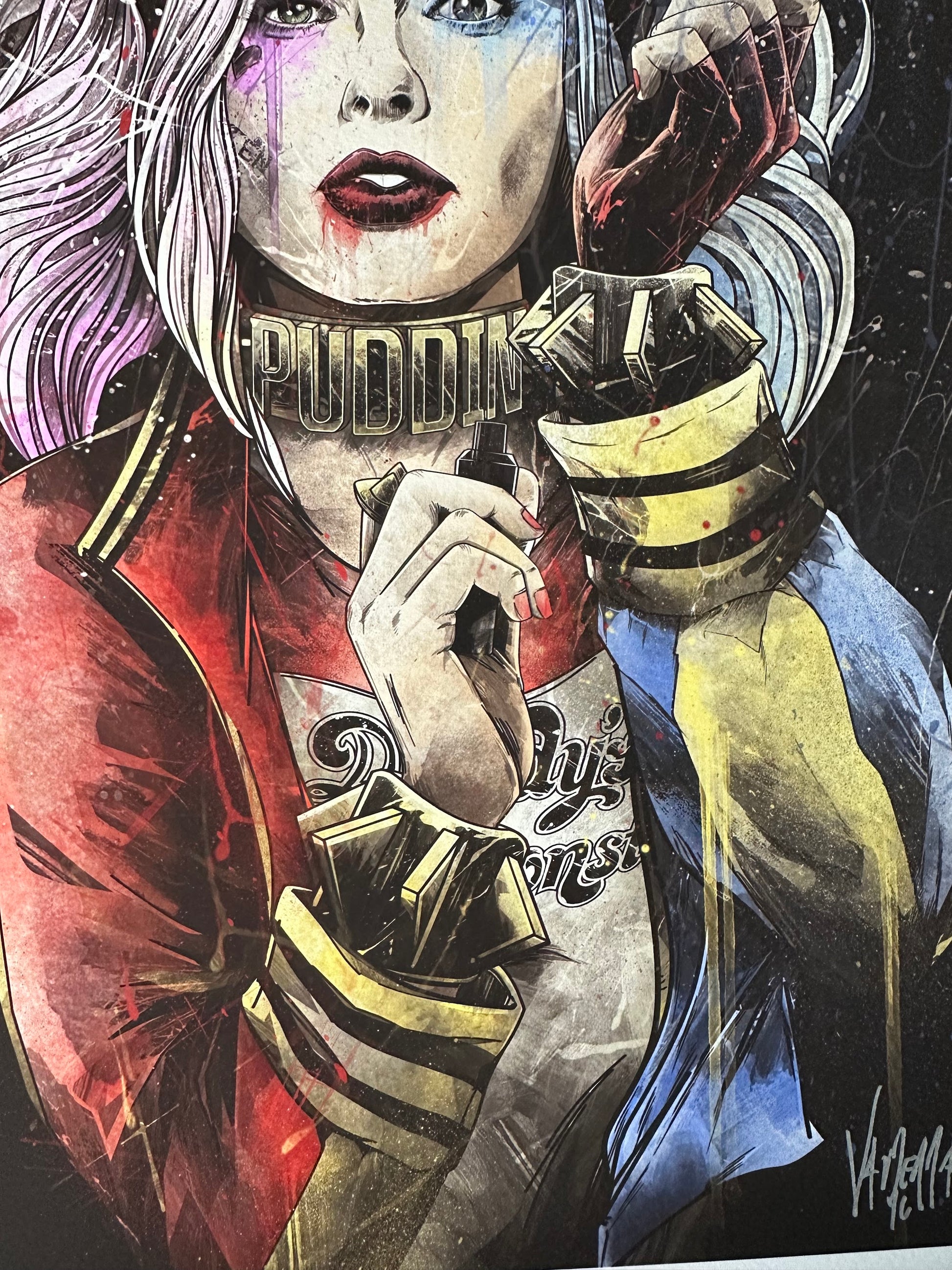 JP Valderrama – Harley Quinn "Dolled Up", 13 x 19 in, art print, image 3