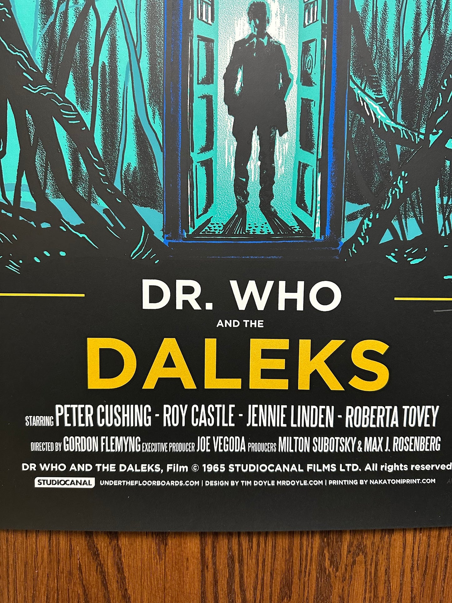 Tim Doyle – Dr. Who and the Daleks, 20 x 36 in, art print, image 4