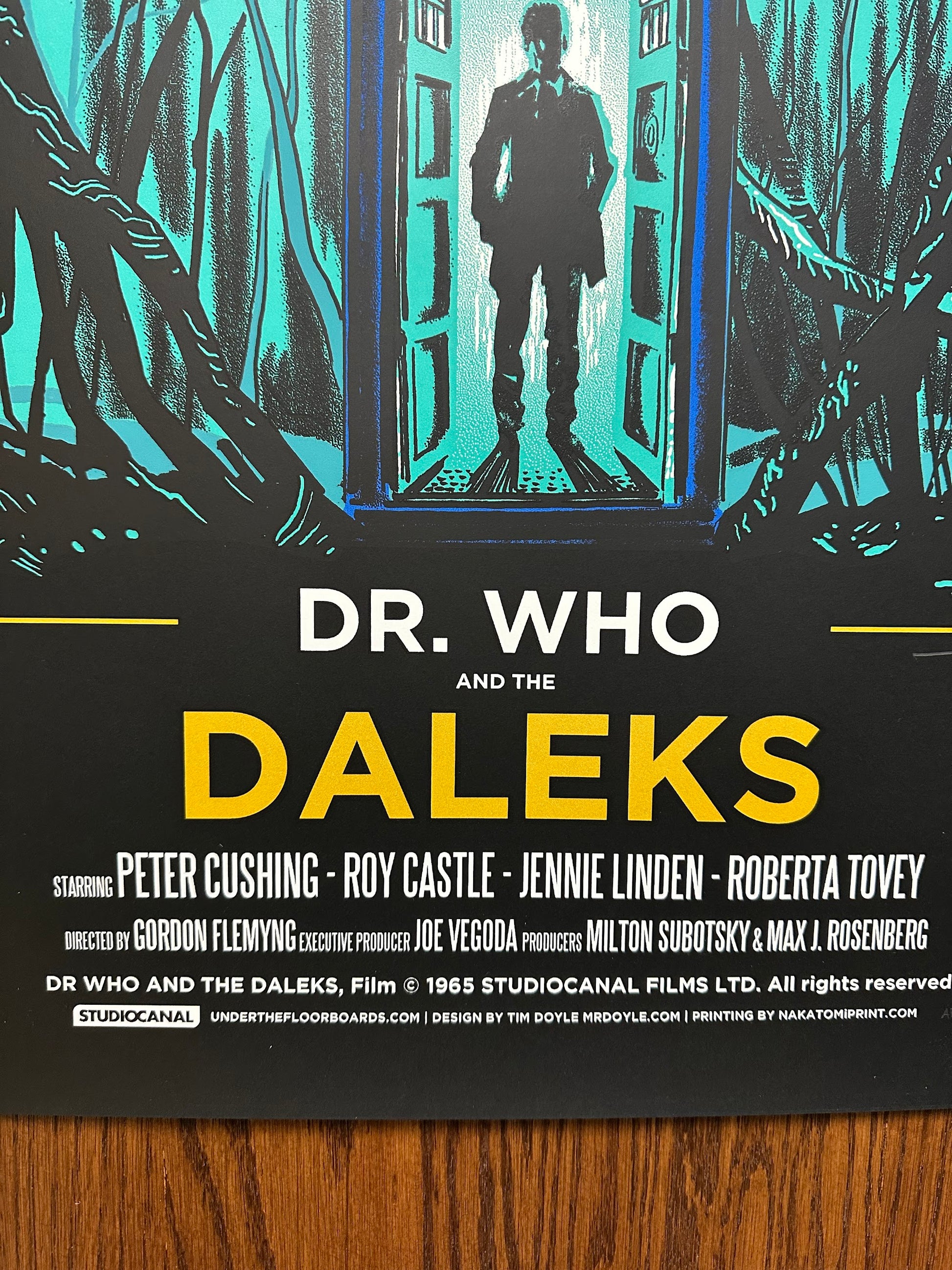 Tim Doyle – Dr. Who and the Daleks, 20 x 36 in, art print, image 4