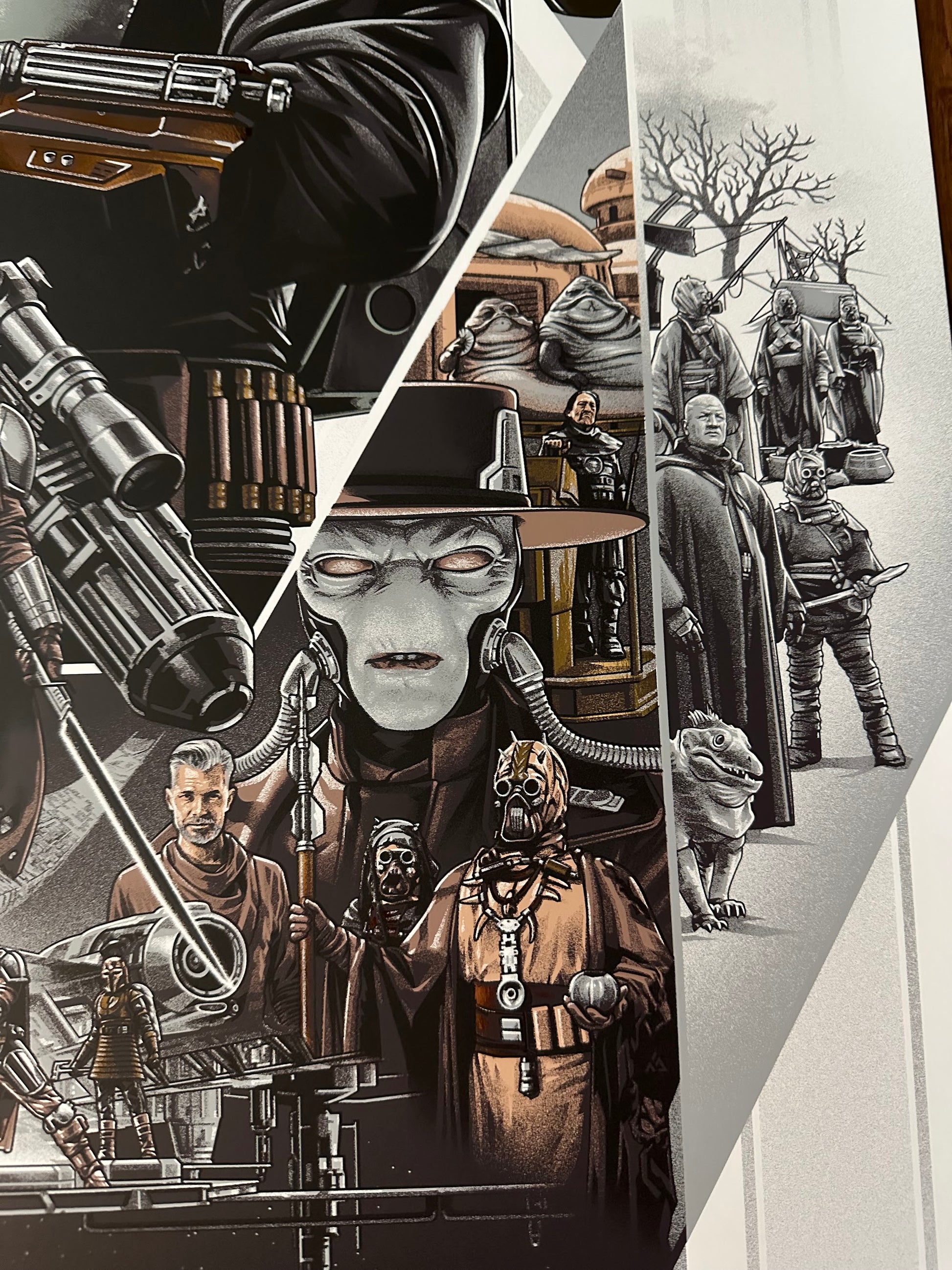 Amien Juugo – The Book of Boba Fett Variant, 24 x 36 in, poster, image 6