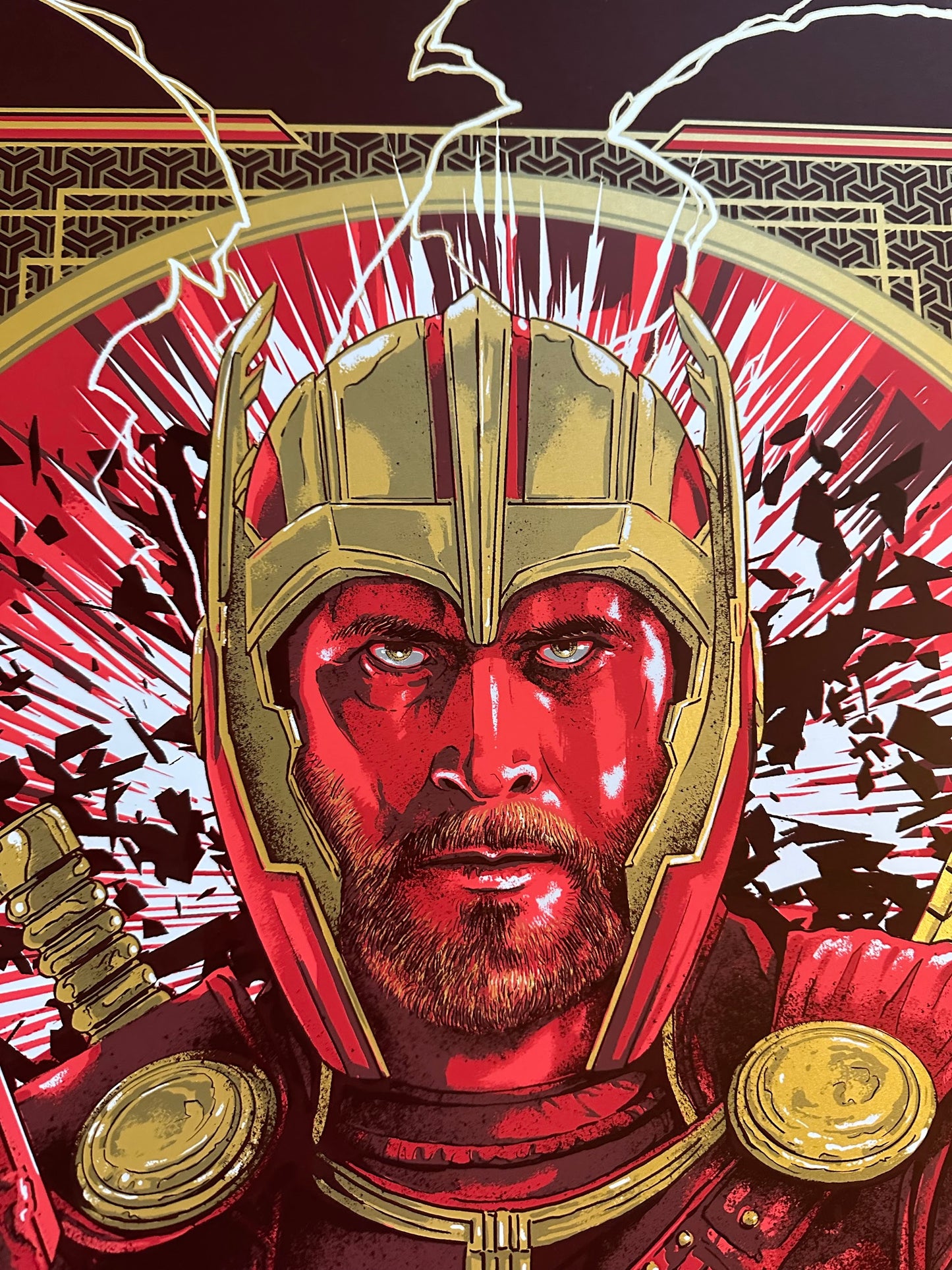 Vance Kelly – Thor Ragnarok, 24 x 36 in, poster