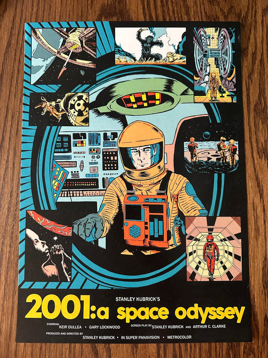 Van Saiyan – 2001: A Space Odyssey, 16.5 x 11.7 in, art print