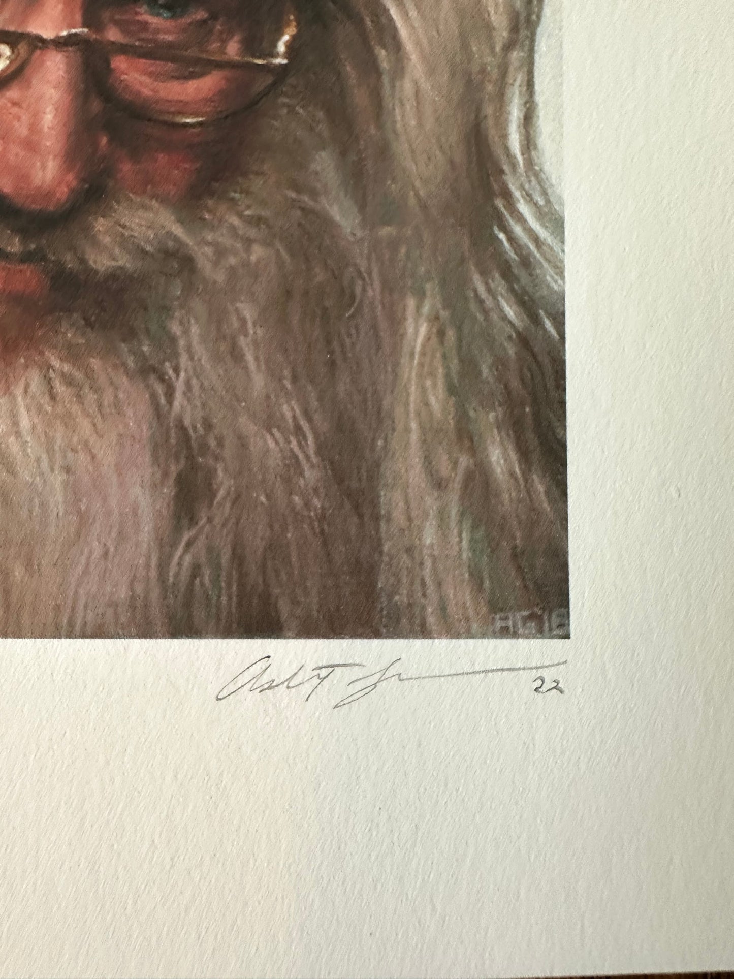 Ashton Gallagher – Harry Potter Dumbledore Portrait, 6 x 6 in, art print, image 3
