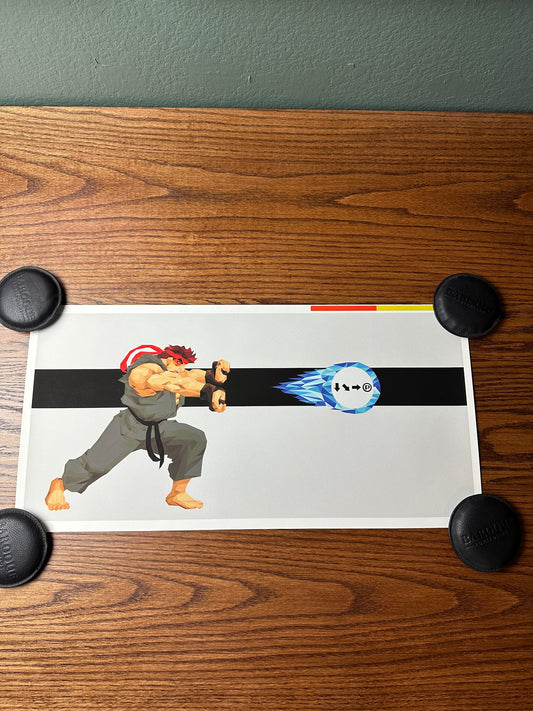 Unknown – Street Fighter, 24 x 12 in, art print