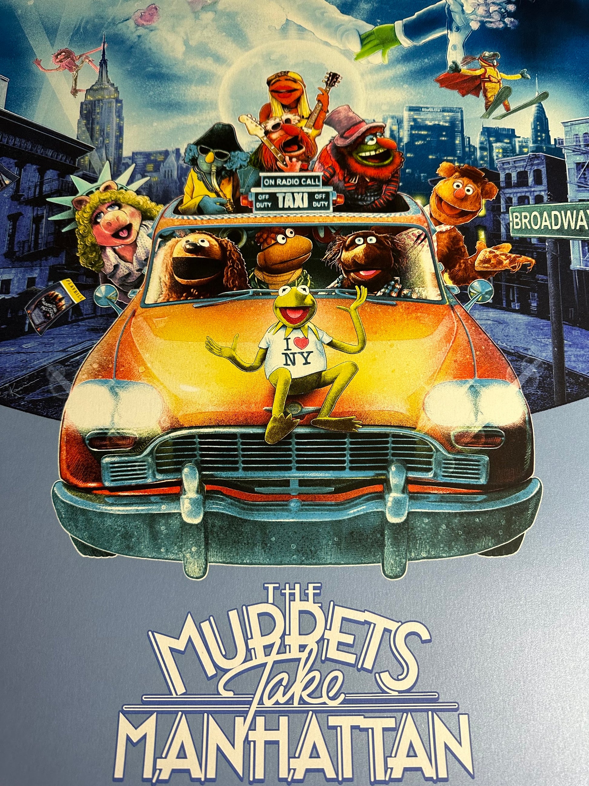 Kevin Wilson – Muppets take Manhattan, 24 x 36 in, poster, image 2